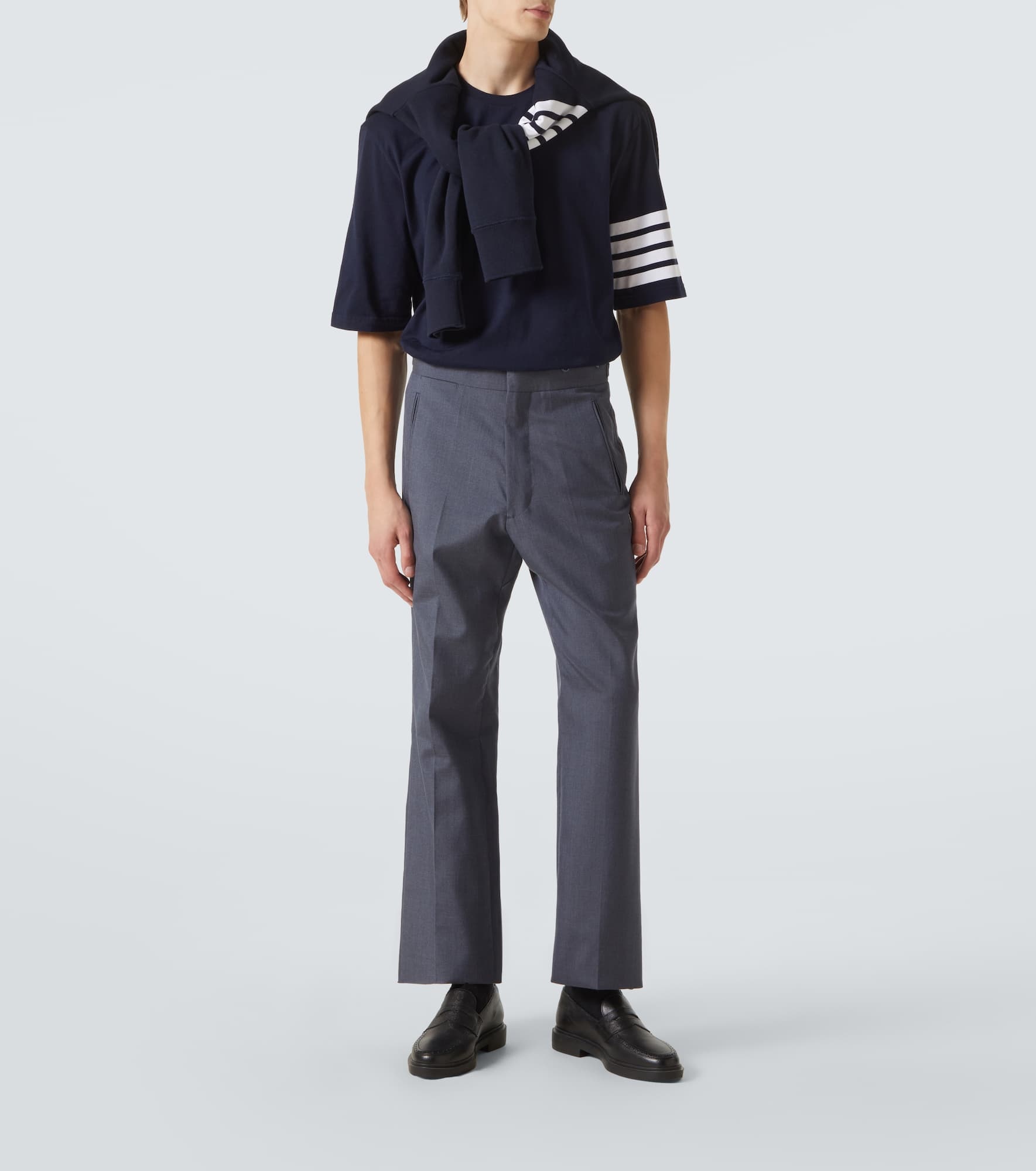 4-Bar cotton jersey T-shirt - 2
