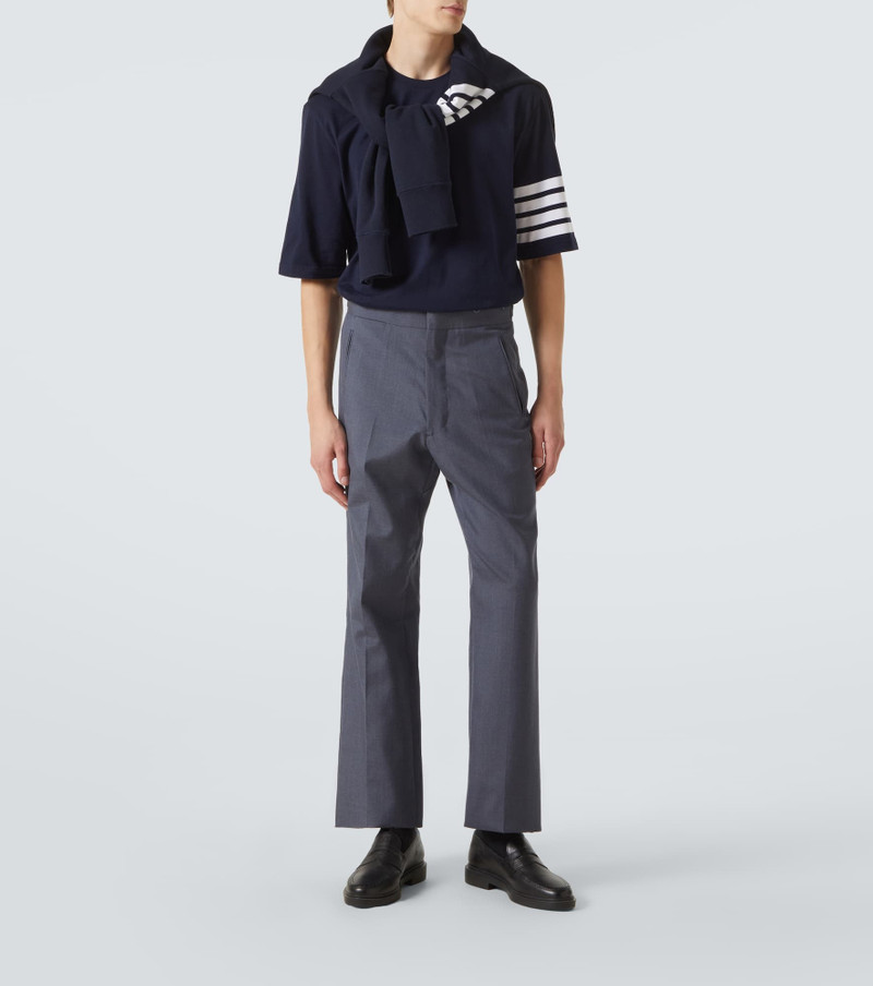 Thom Browne 4-Bar cotton jersey T-shirt outlook