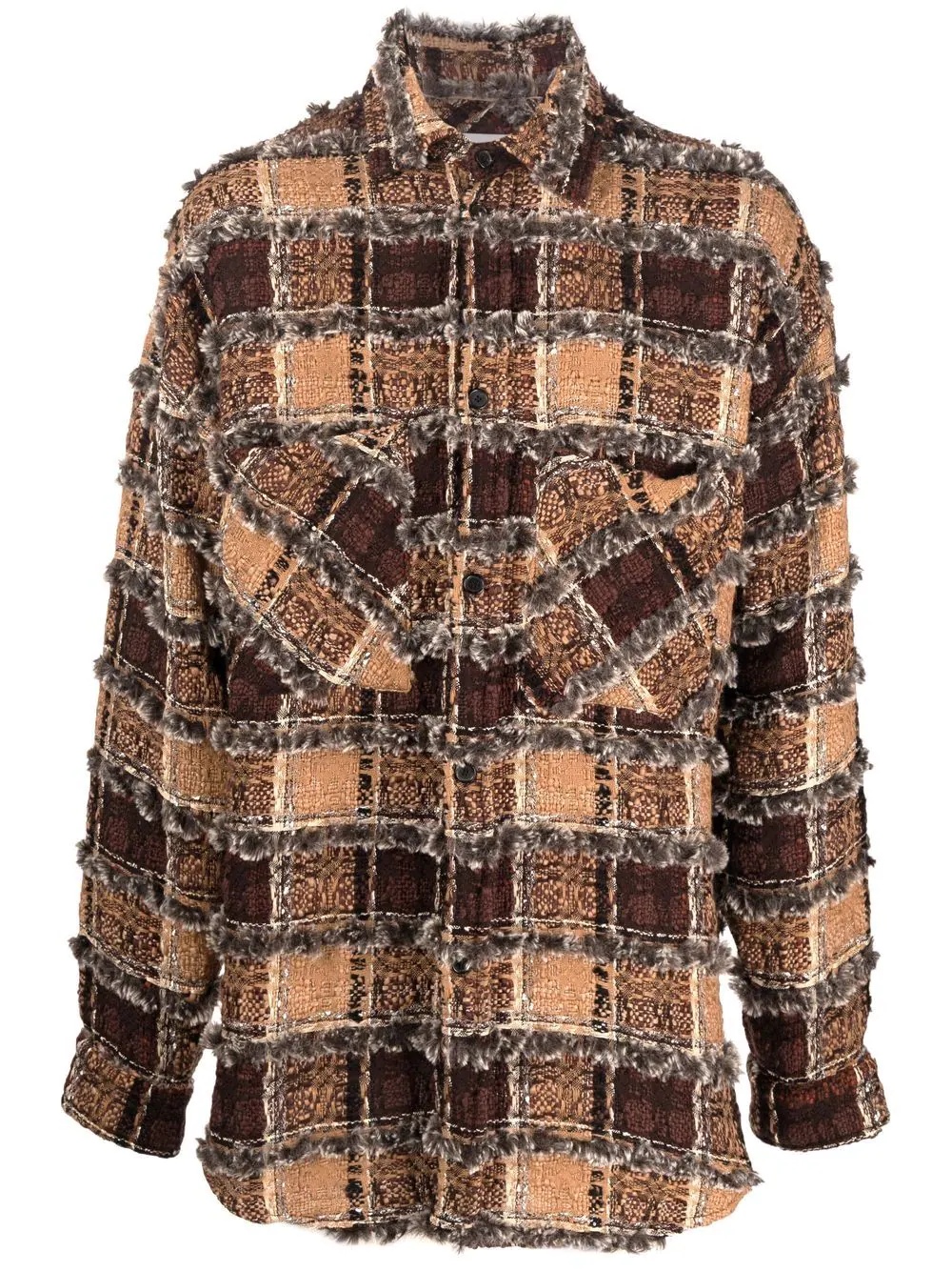 check tweed jacket - 1