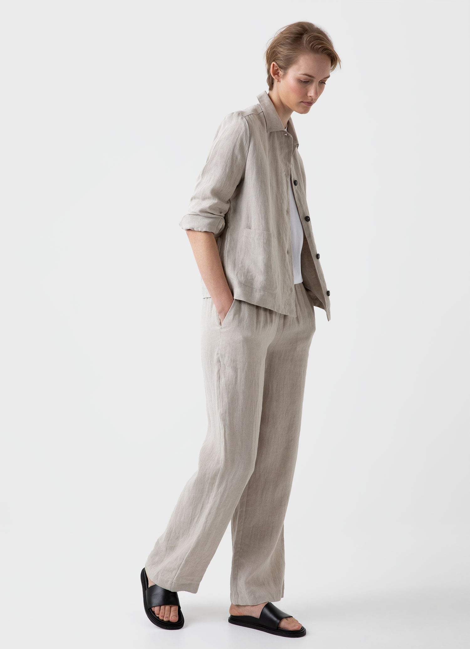 Linen Twin Pocket Jacket - 3