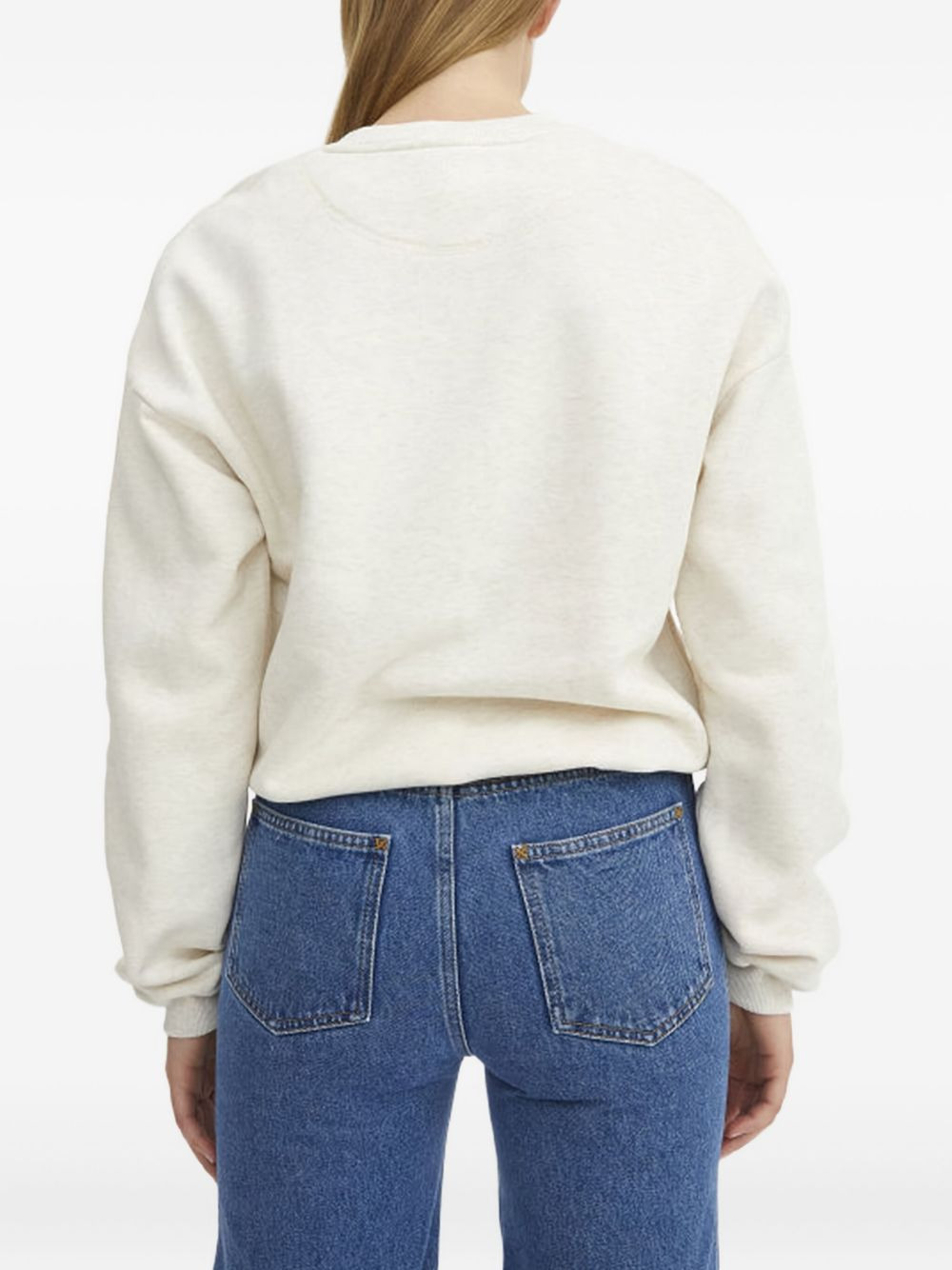 abstract-print cotton sweatshirt - 3