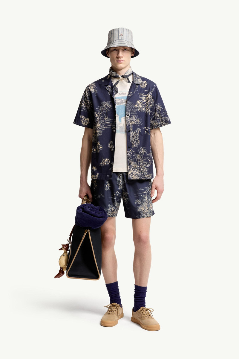 Moncler Floral Print Swim Shorts outlook
