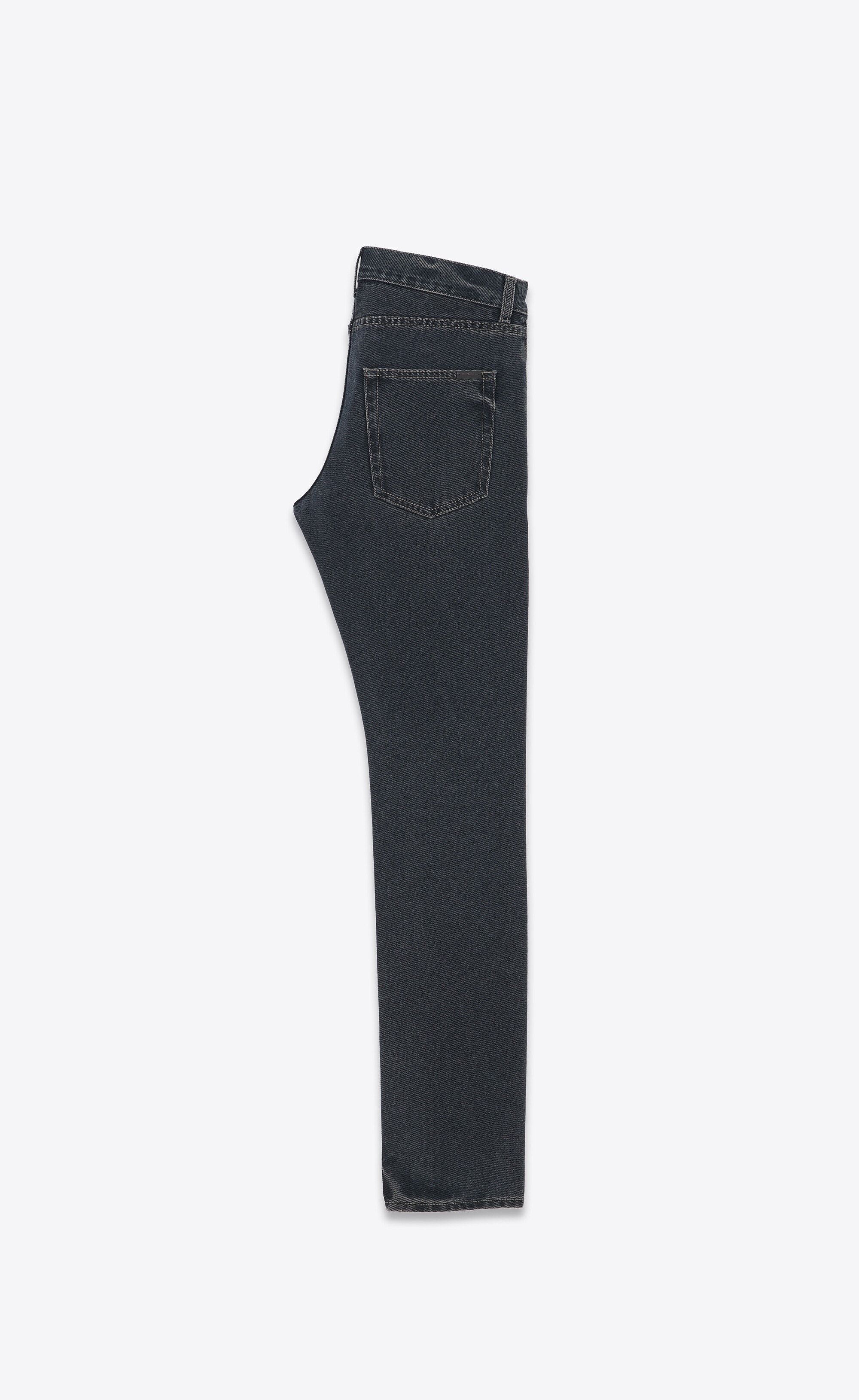 slim-fit jeans in dark blue black denim - 2