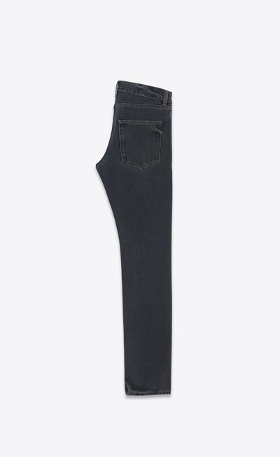 SAINT LAURENT slim-fit jeans in dark blue black denim outlook
