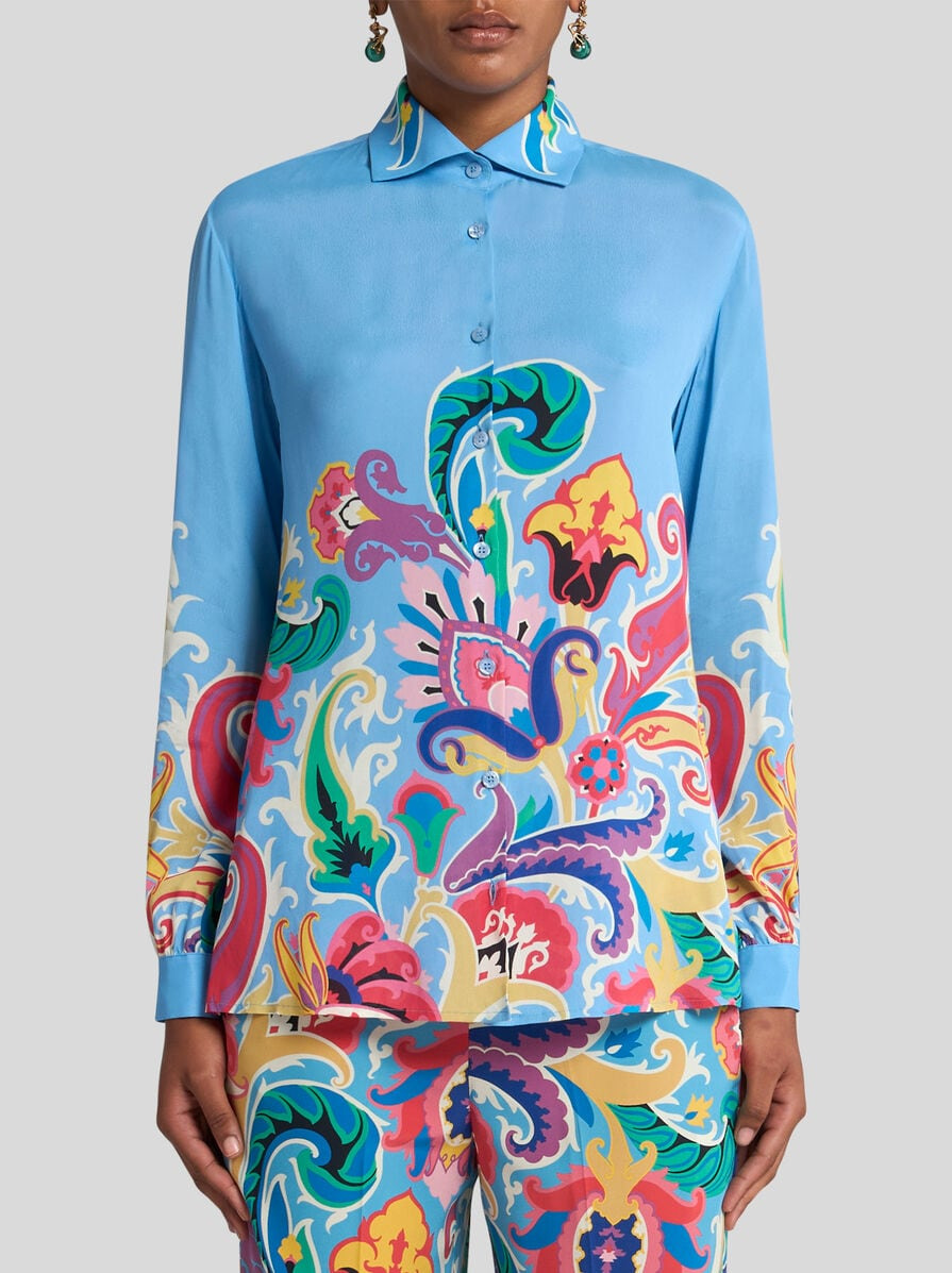 SHIRT WITH FLORAL PRINT - 2