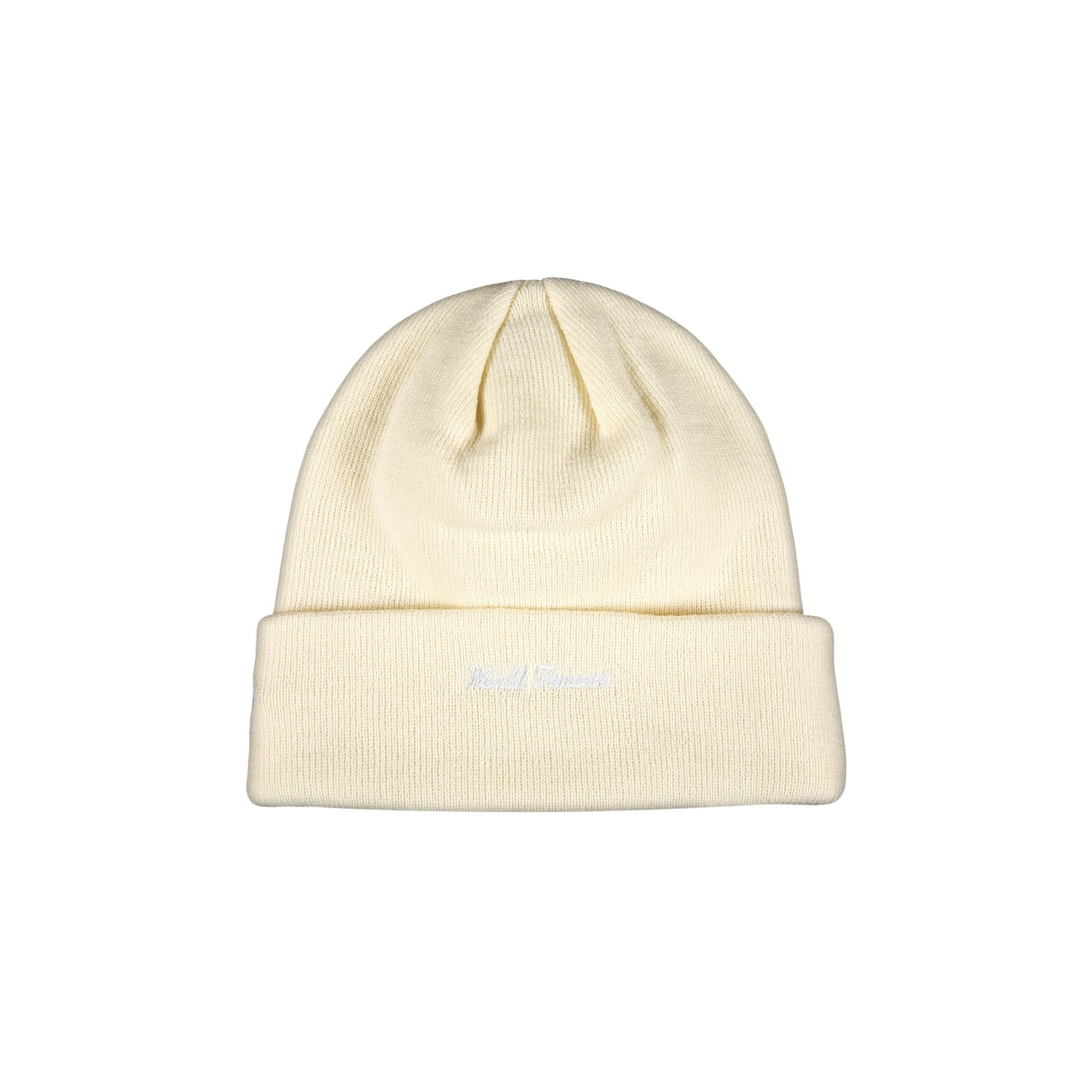 Supreme x New Era Cross Box Logo Beanie 'Natural' - 2