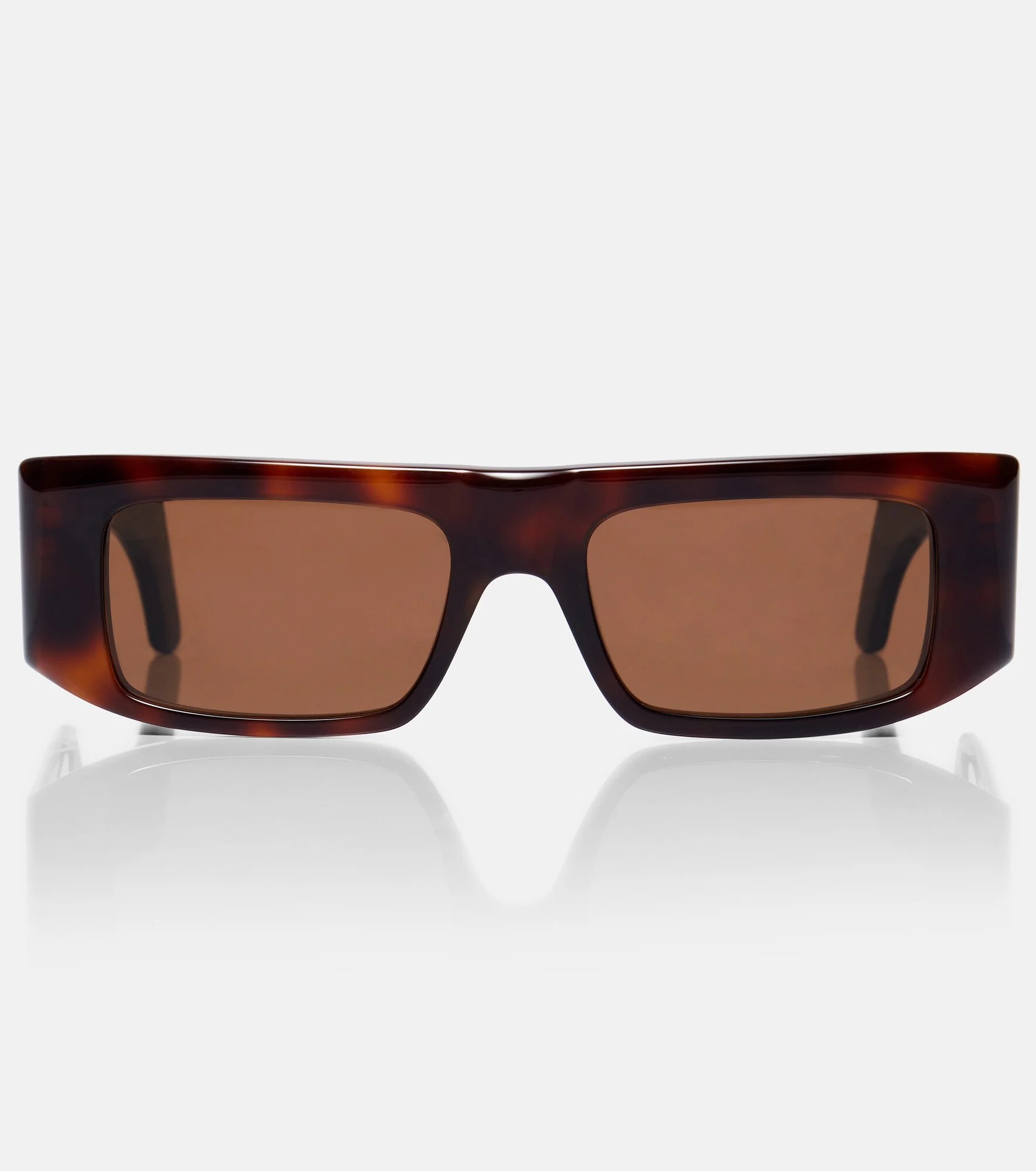 VLogo flat-top sunglasses - 1