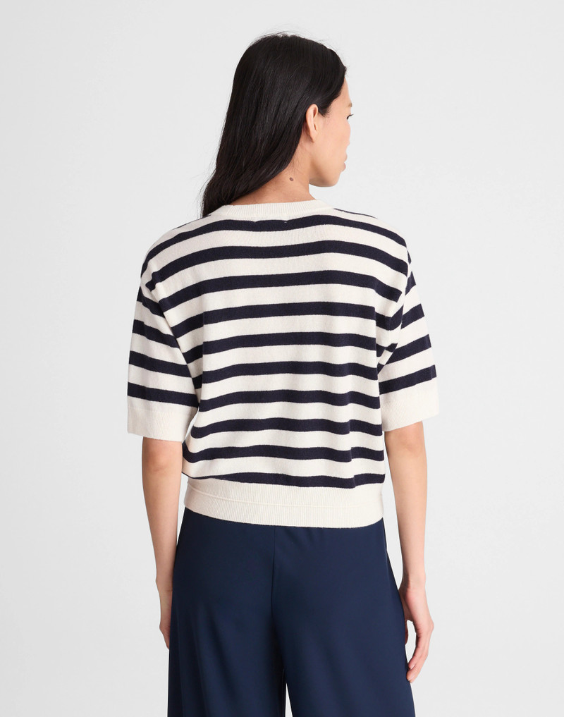 Madewell Relaxed Sweater Tee in 100% Cashmere outlook