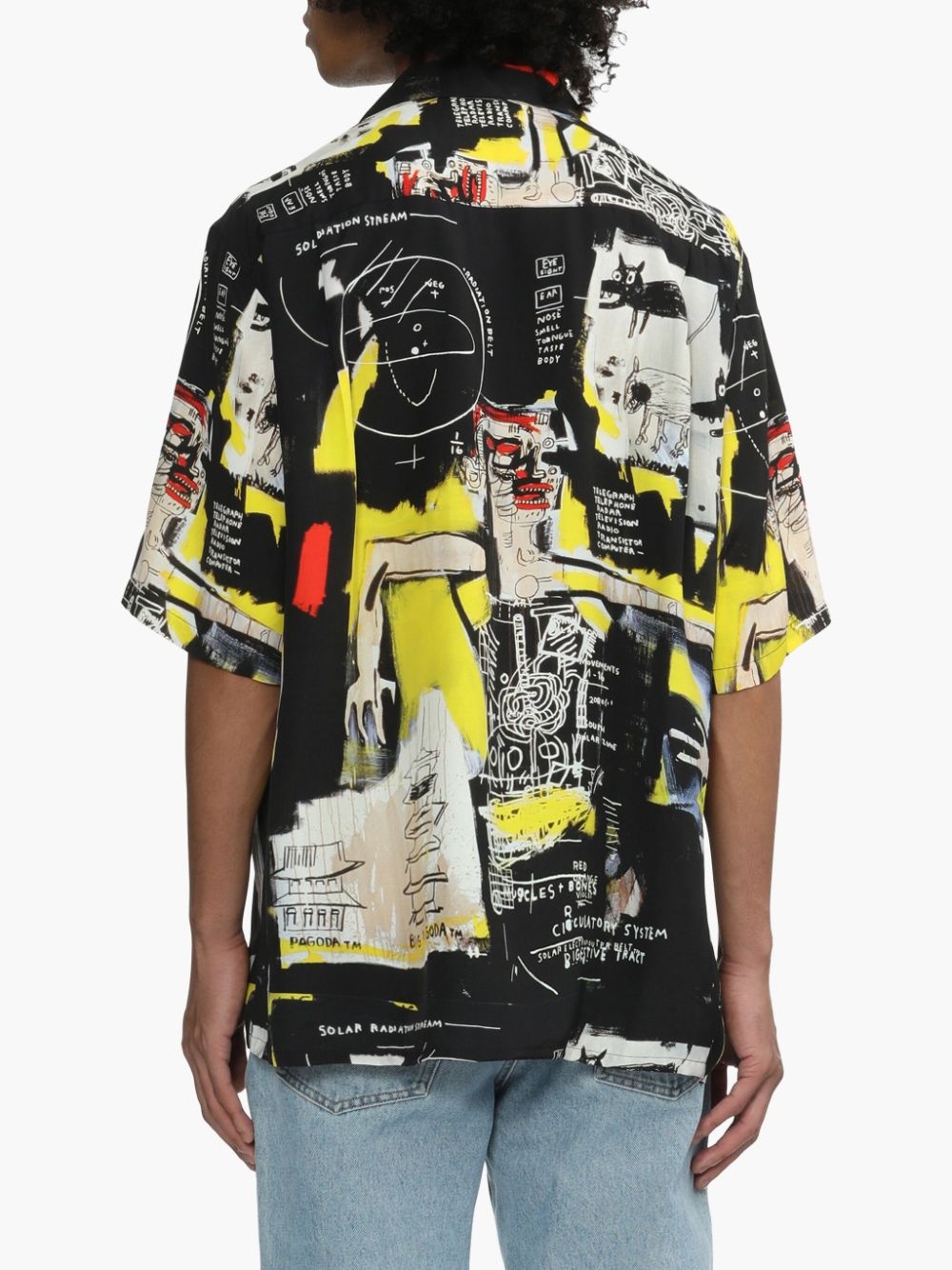 Jean-Michel Basquiat graphic-print shirt - 4