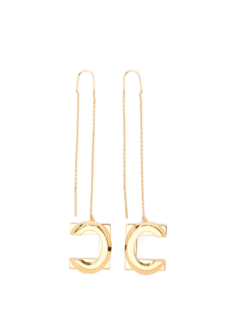 logo-drop earrings 1