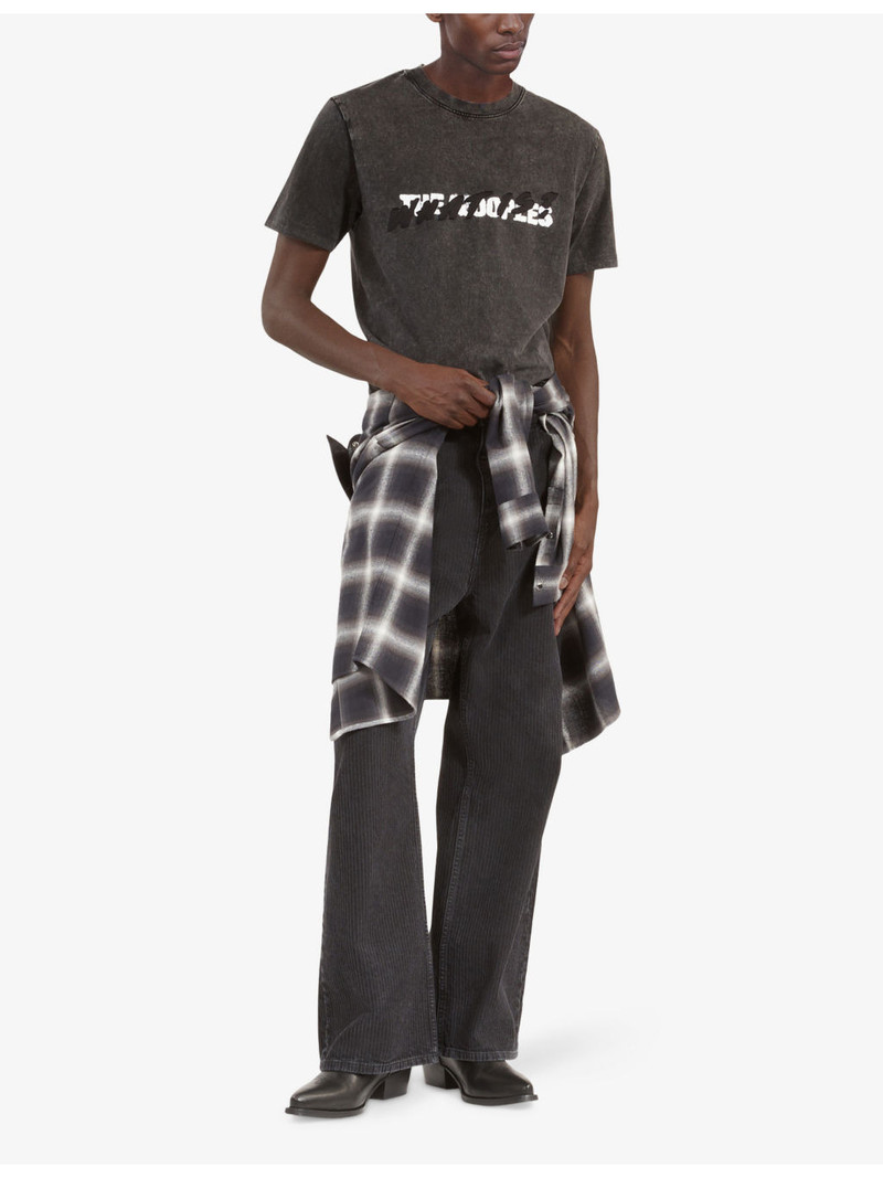 The Kooples Logo-Print Short-Sleeve Cotton T-Shirt outlook