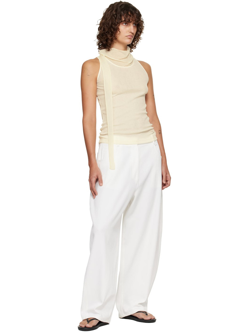 LE17SEPTEMBRE White Oblong Trousers outlook