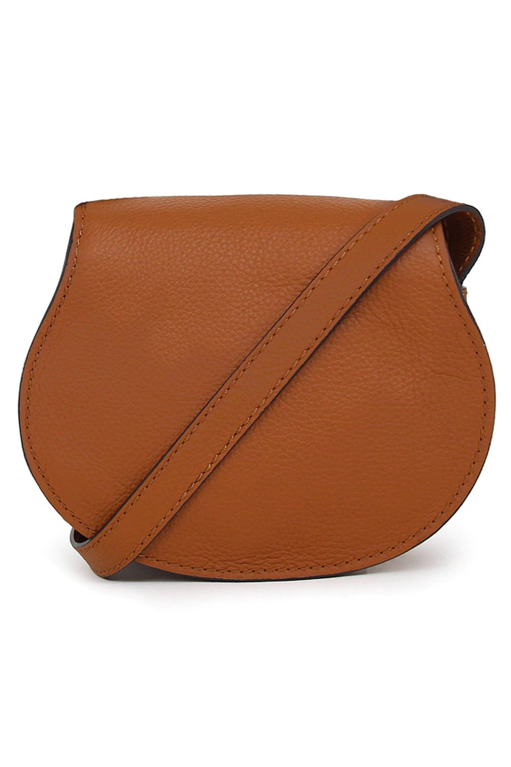 MARCIE SMALL BAG | TAN WITH TAN STITCHING - 6