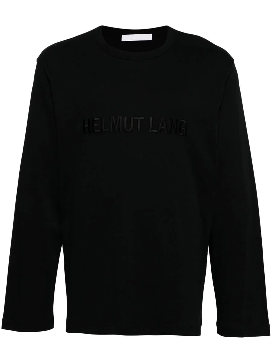 Helmut Lang Logo Os Ls T-Shirt.Hvy E Clothing - 1