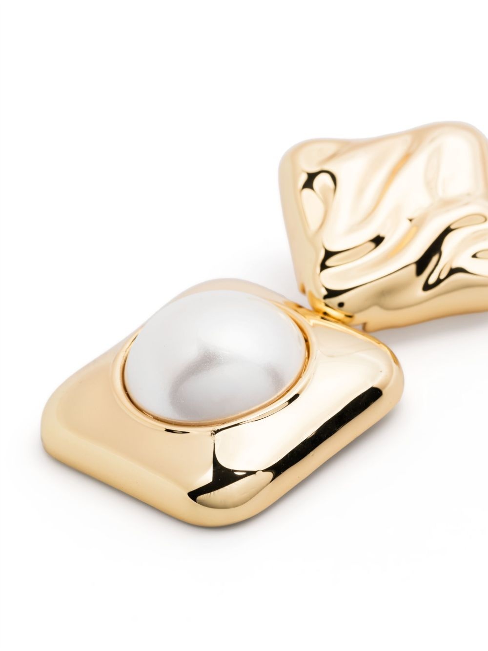 pearl tiered earrings - 3