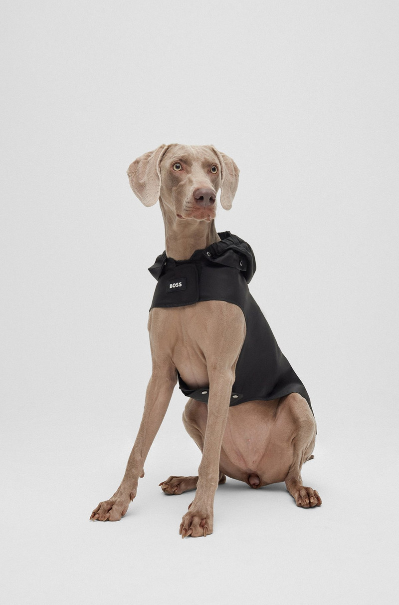 BOSS DOG RAINCOAT IN WATERPROOF FABRIC WITH CONTRAST LOGO outlook