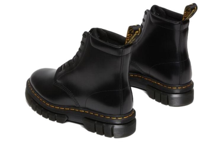 Dr. Martens Rikard Smooth Leather Platform Lace Up Boots 'Black' 27833001 - 4