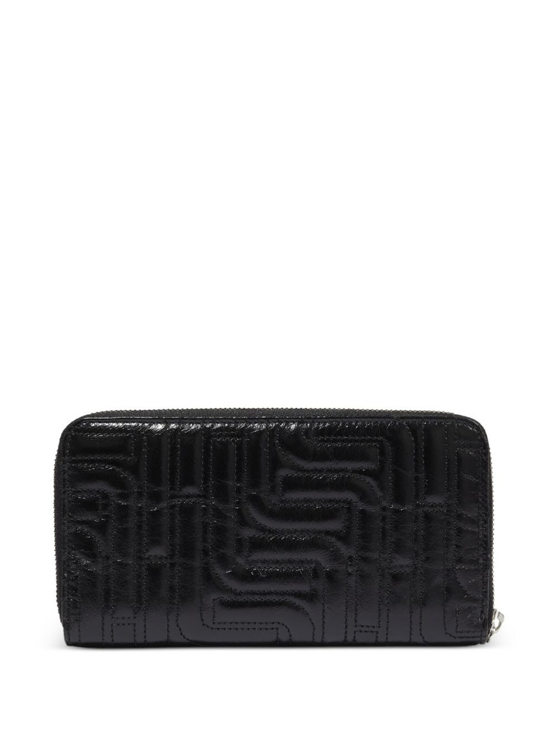 LANCEL quilted zipped long wallet outlook