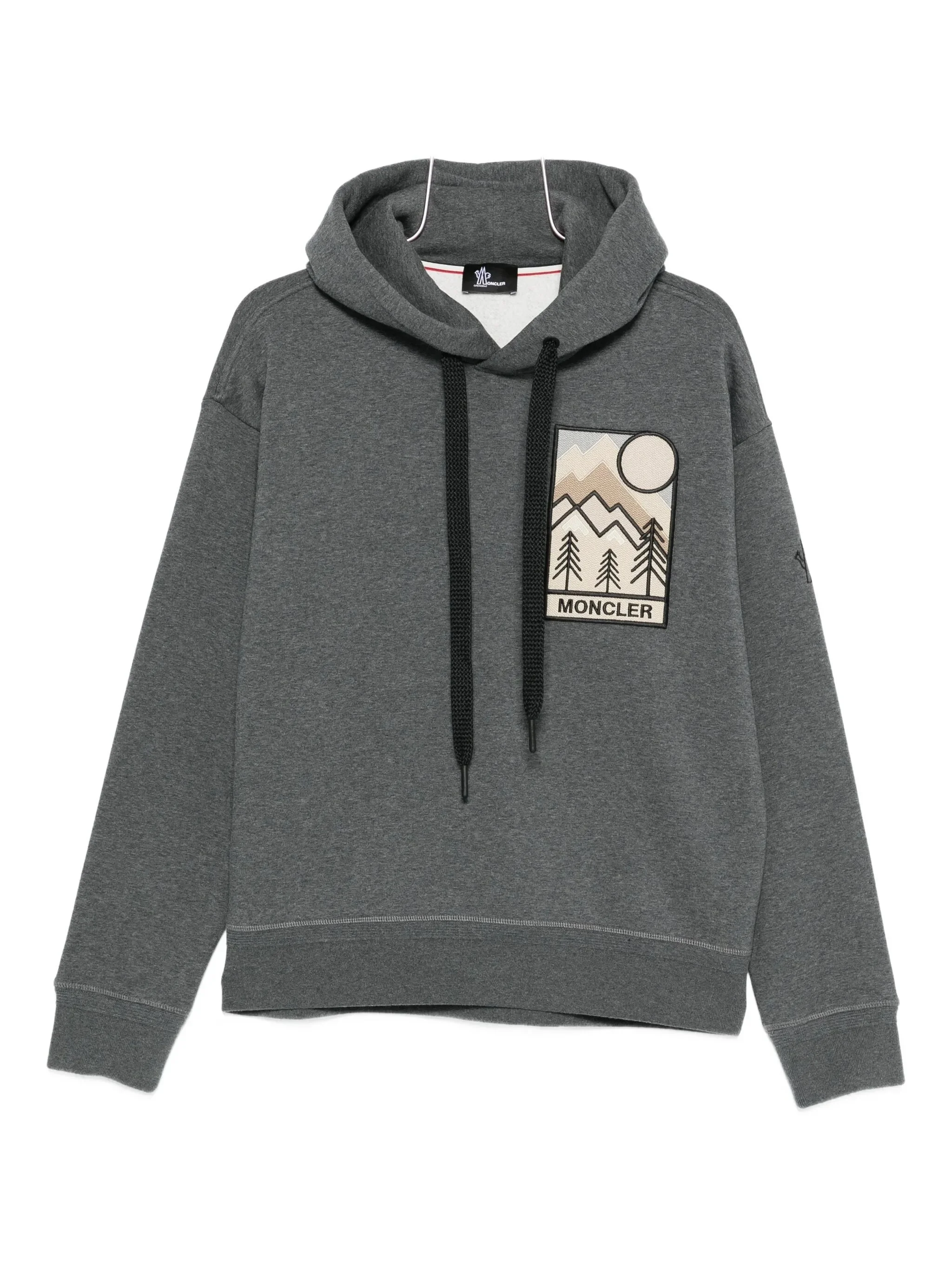 Moncler Grenoble Logo-appliqué Hoodie - 1