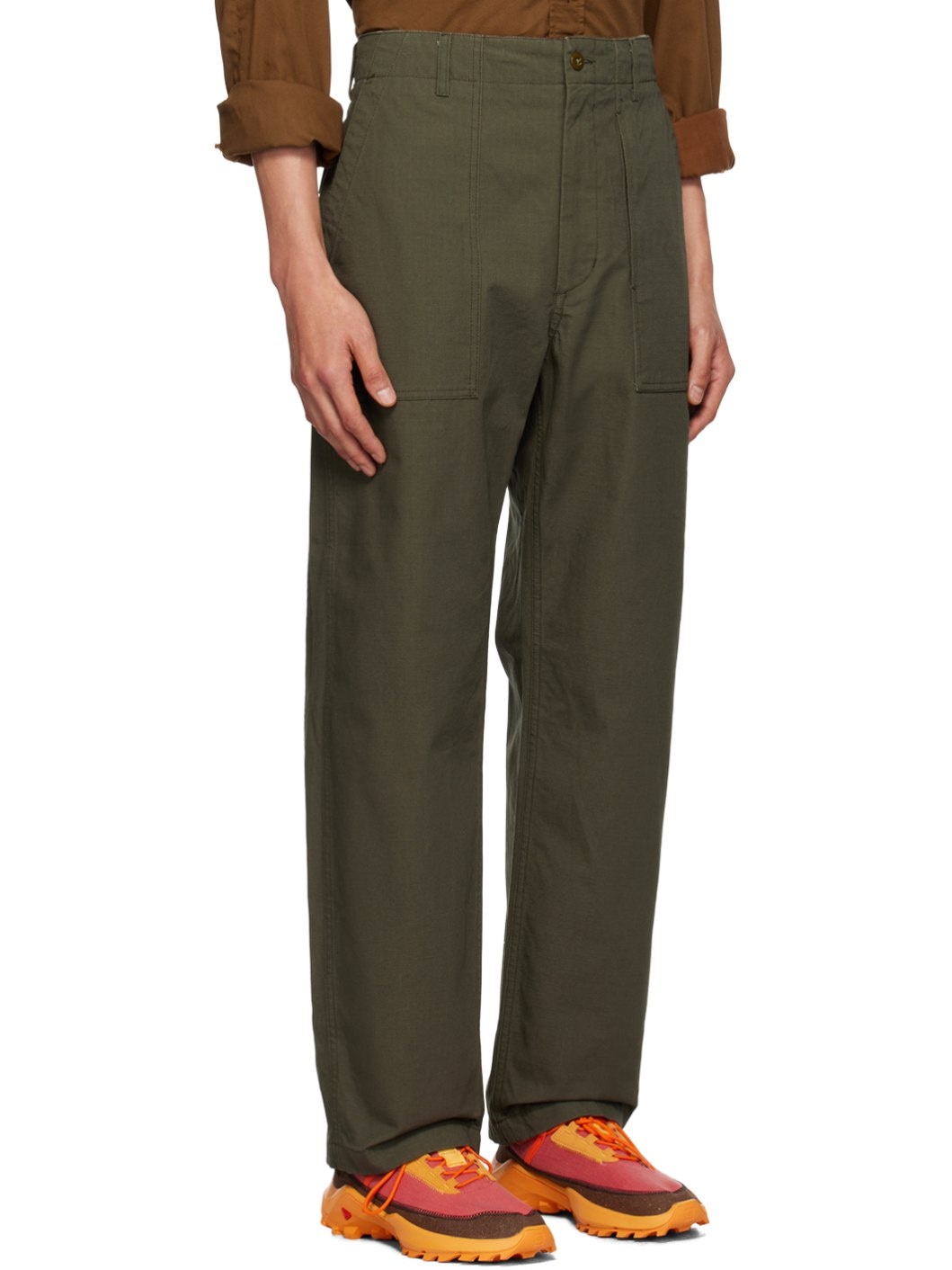 Khaki Fatigue Trousers - 2
