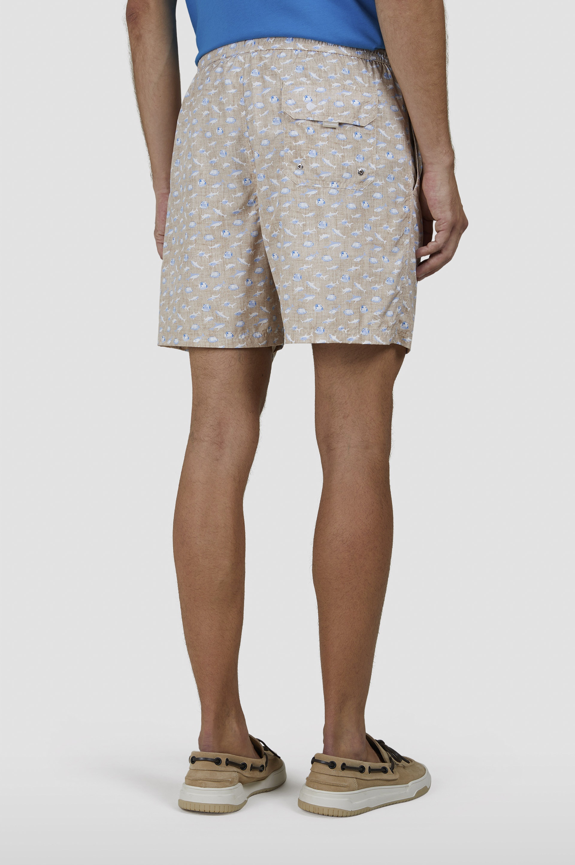 SWIM SHORTS WITH SHARK PRINT - 3