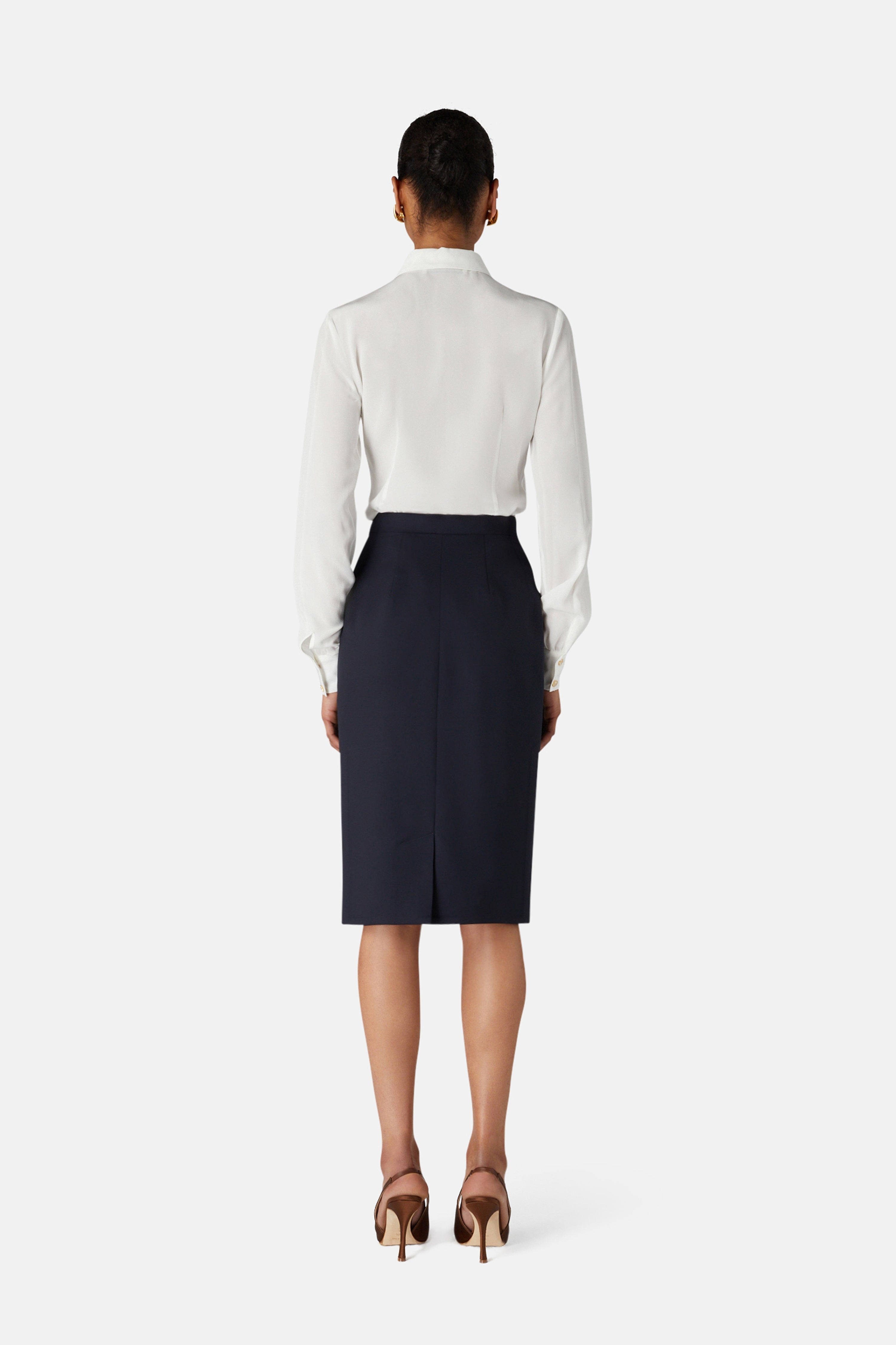 LIGHT WOOL SKIRT - 4