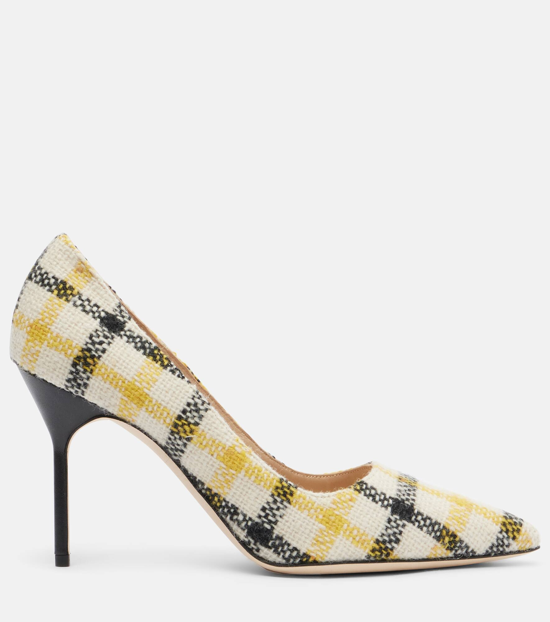 BB 90 plaid pumps - 4