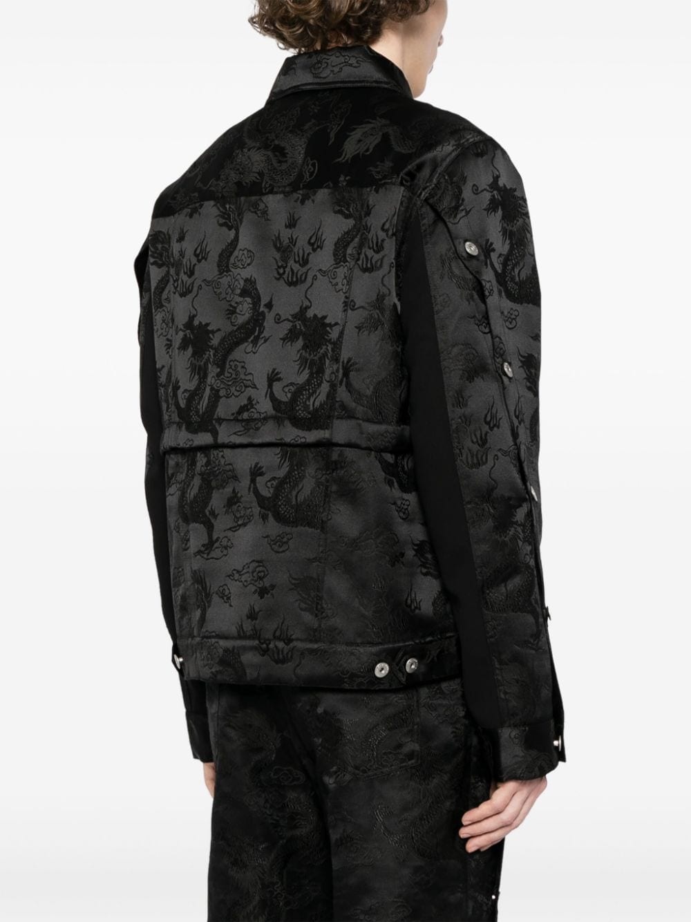 dragon-jacquard jacket - 5