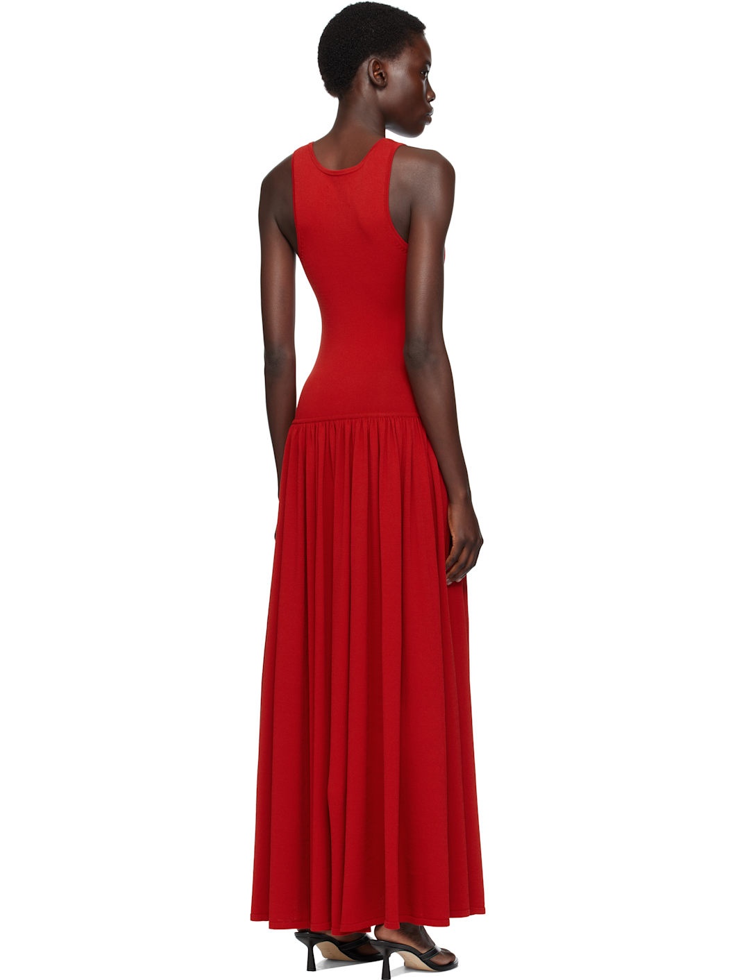Red Jada Maxi Dress - 3