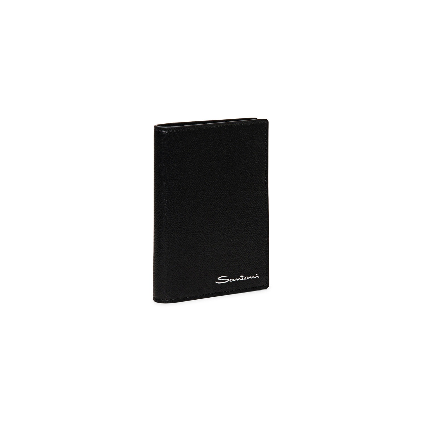 Black saffiano leather passport case - 4