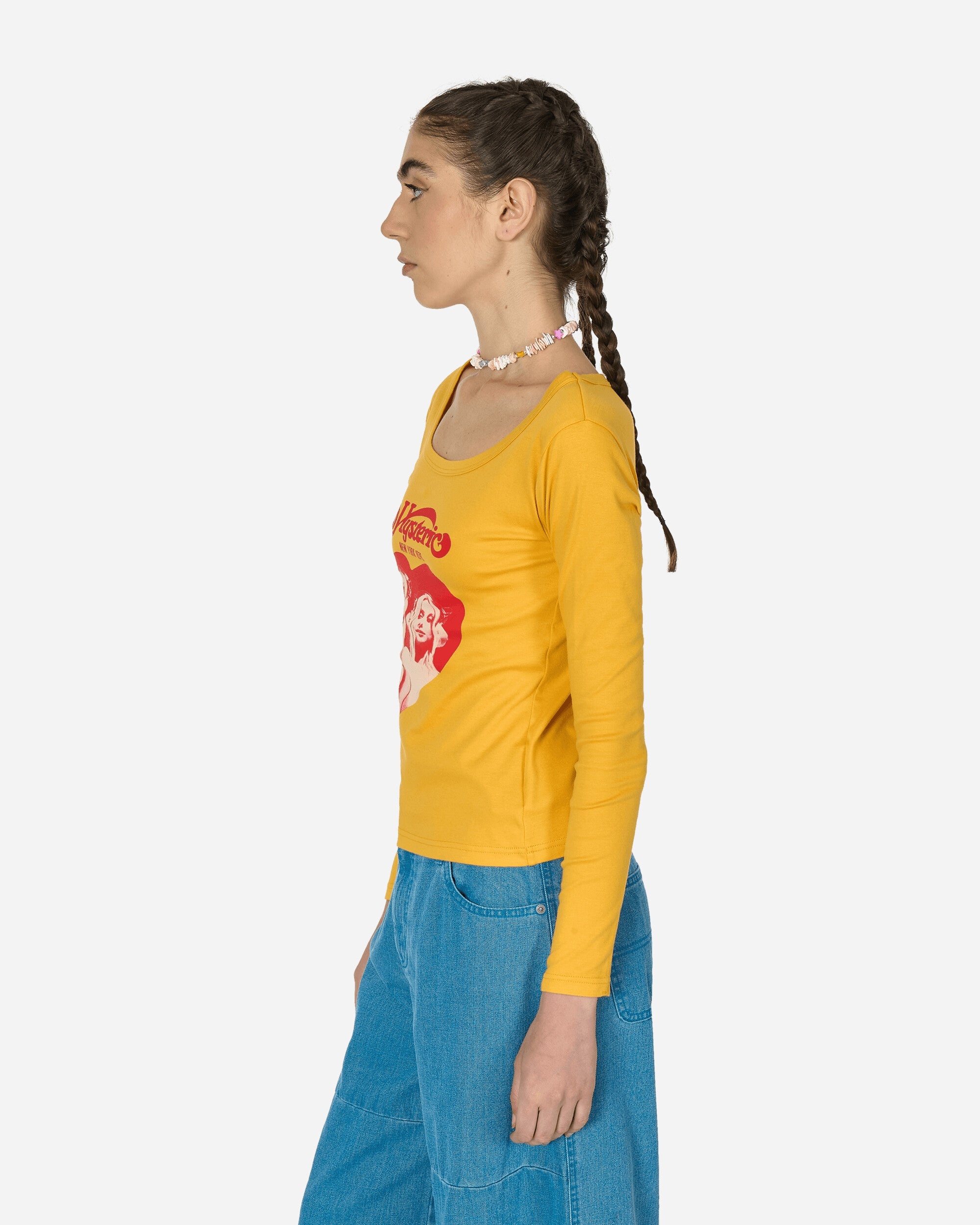 Hysteric Heart Longsleeve T-Shirt Yellow - 2