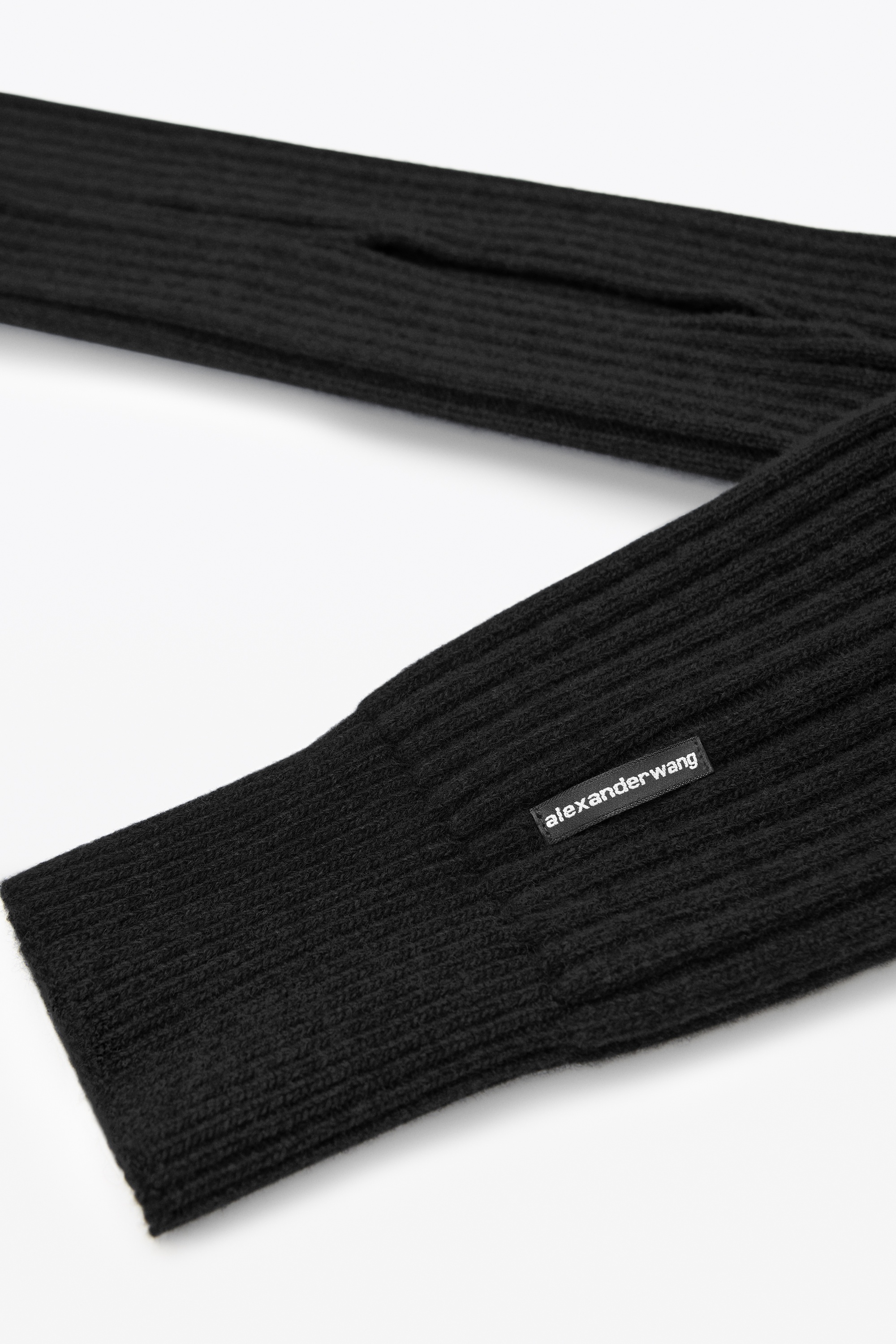 Hybrid Ribbed Scarf with Sleeves - 2