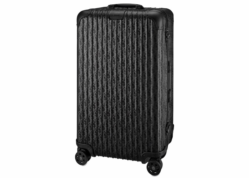 Dior Dior x RIMOWA 4-Wheel Large Suitcase Aluminium Dior Oblique Black outlook