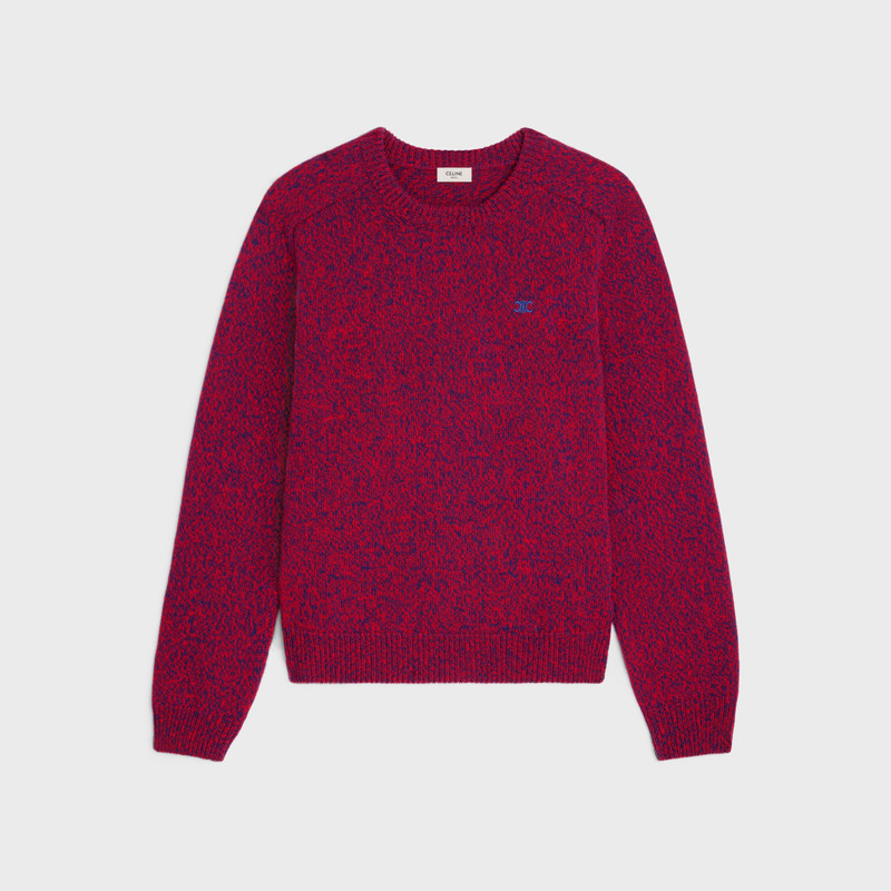 crewneck sweater IN WOOL AND CASHMERE 1