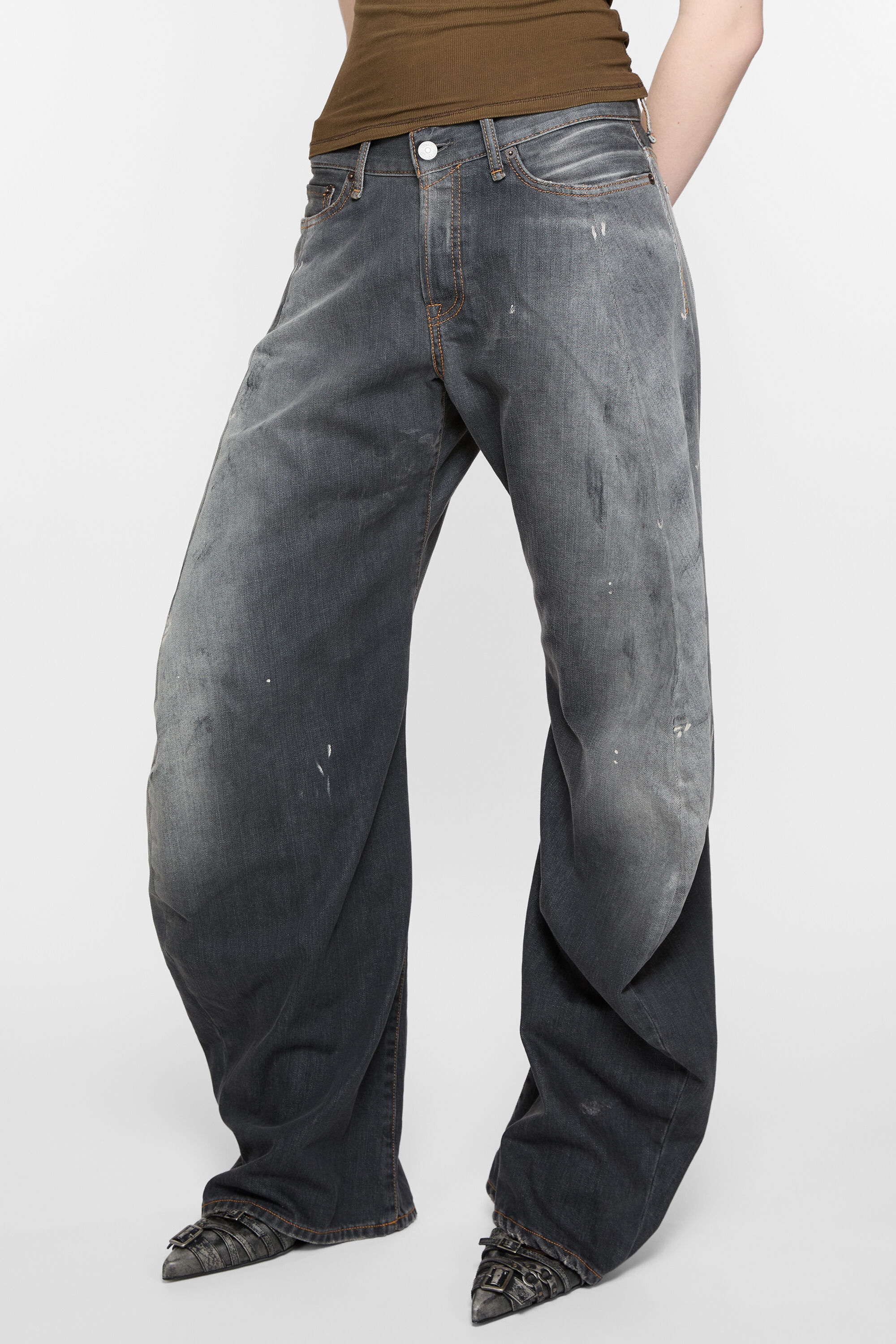 Loose fit Jeans - 2006F - Black - 4