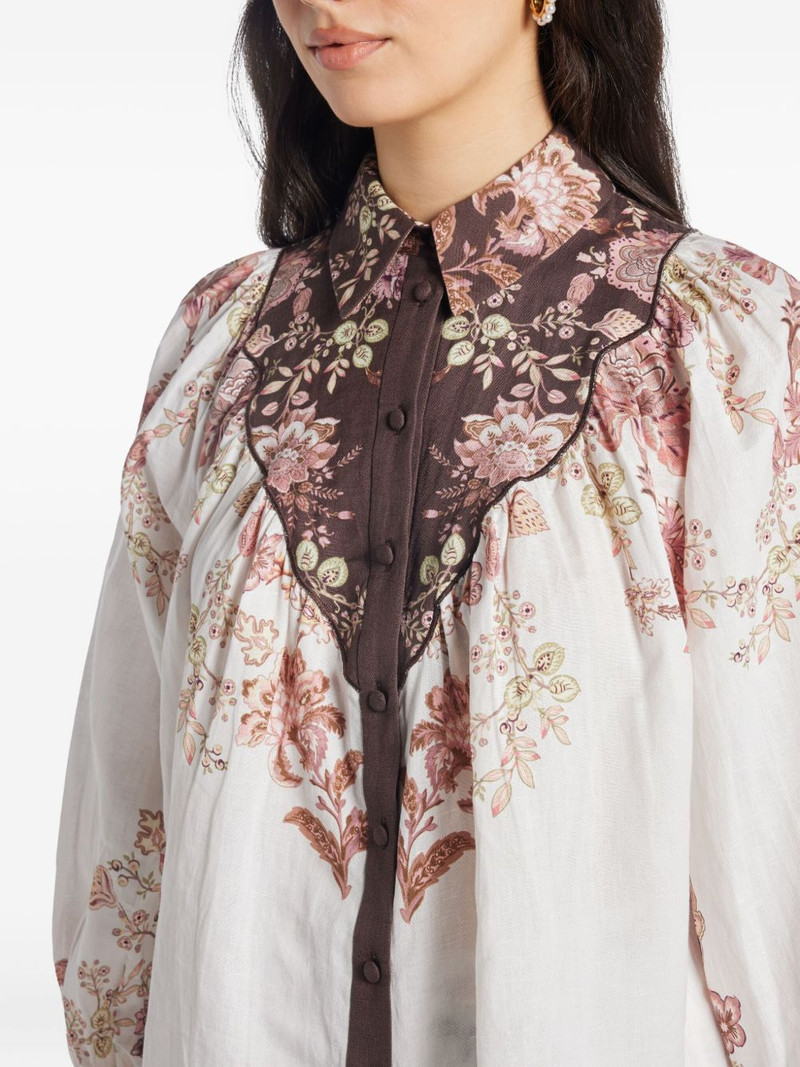Diza floral buttoned shirt 5