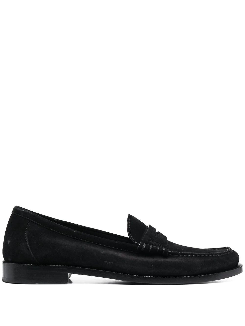 suede penny loafers - 1