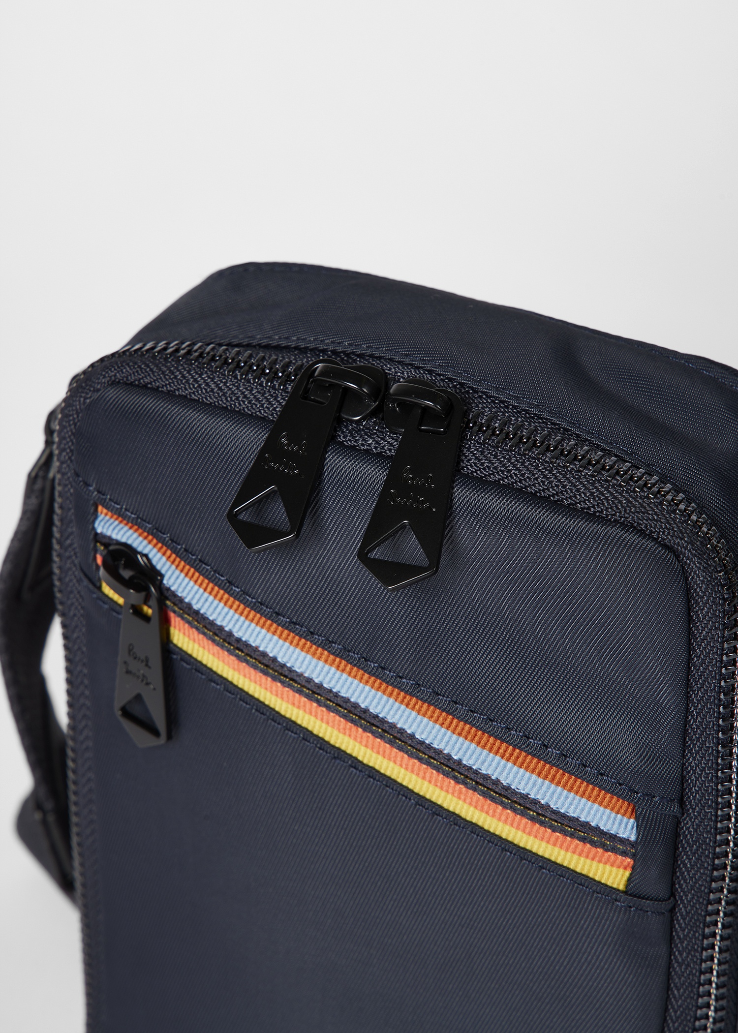 Navy 'Artist Stripe' Flight Bag - 6