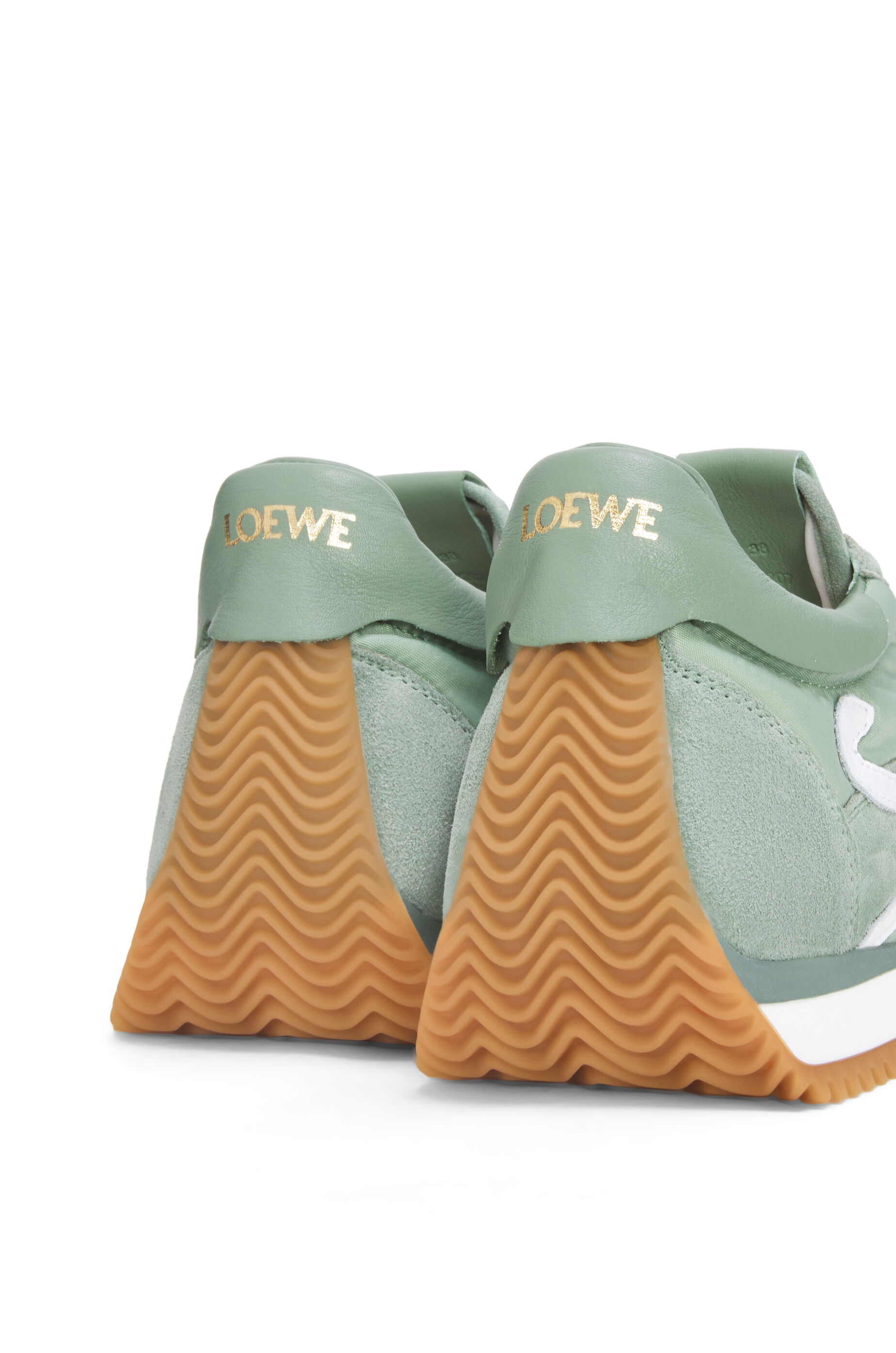 Flow runner in suede and nylon - 4