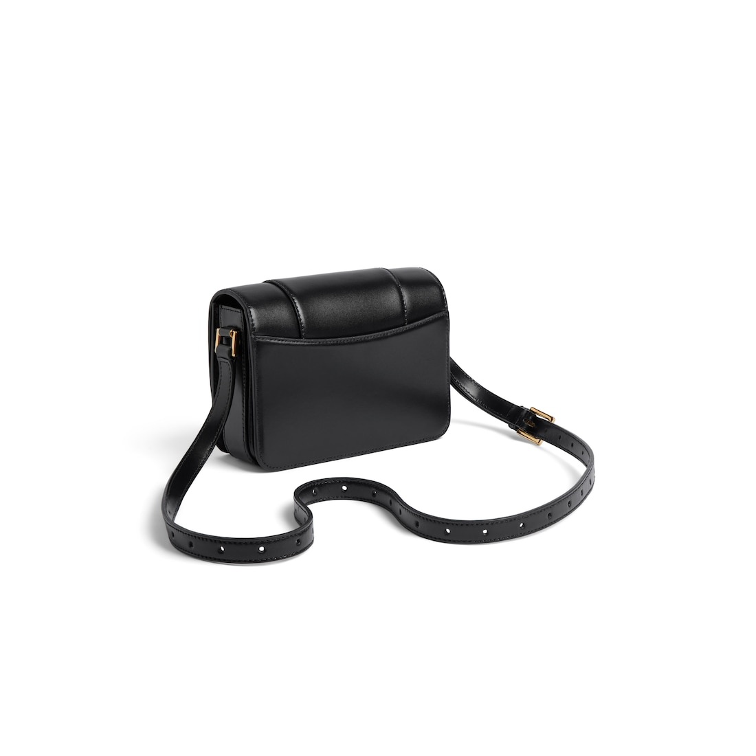 Women's Hourglass Small Flap Bag  in Black - 3