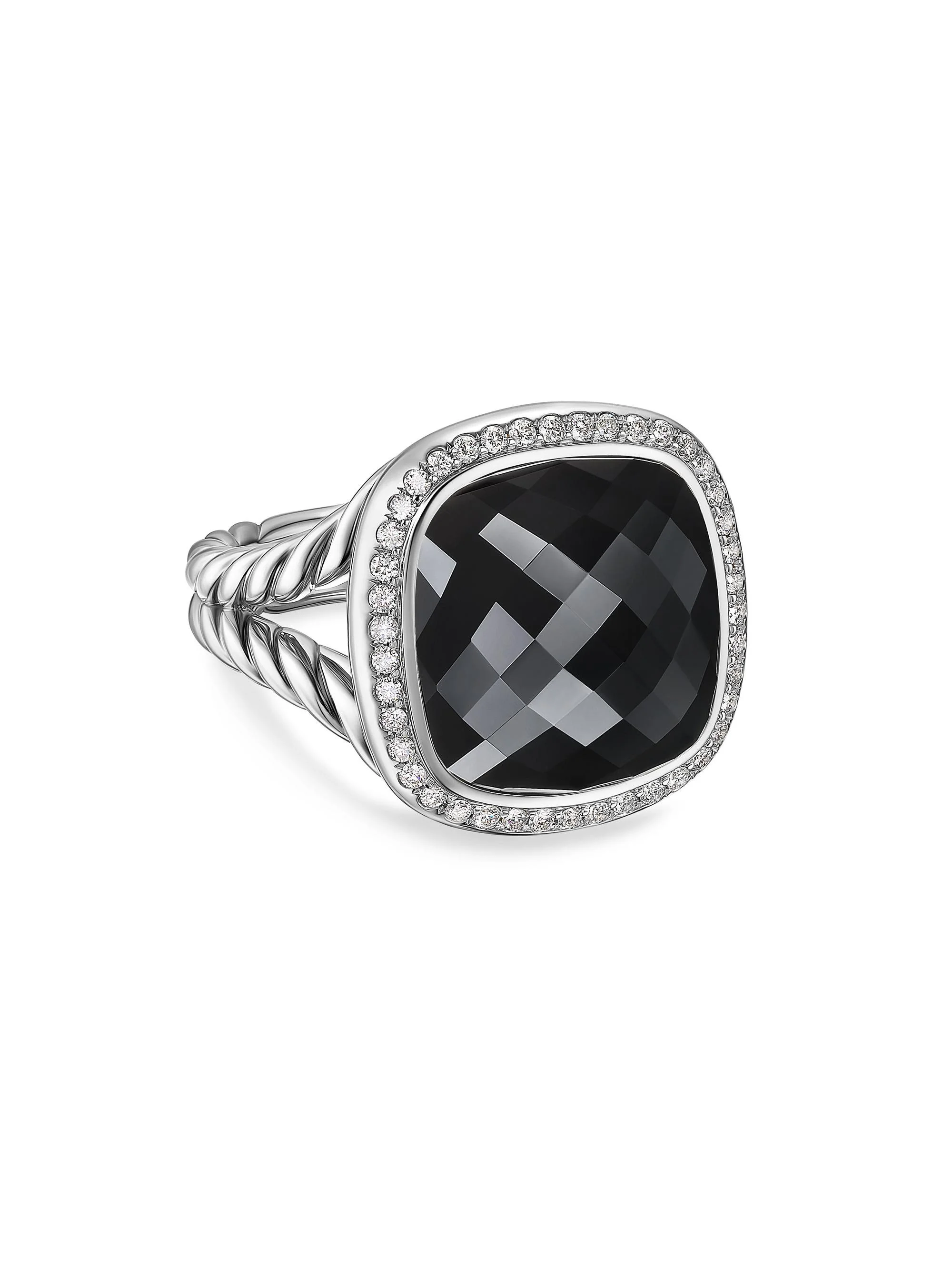 Women's Albion Ring in Sterling Silver - Black Onyx - 1
