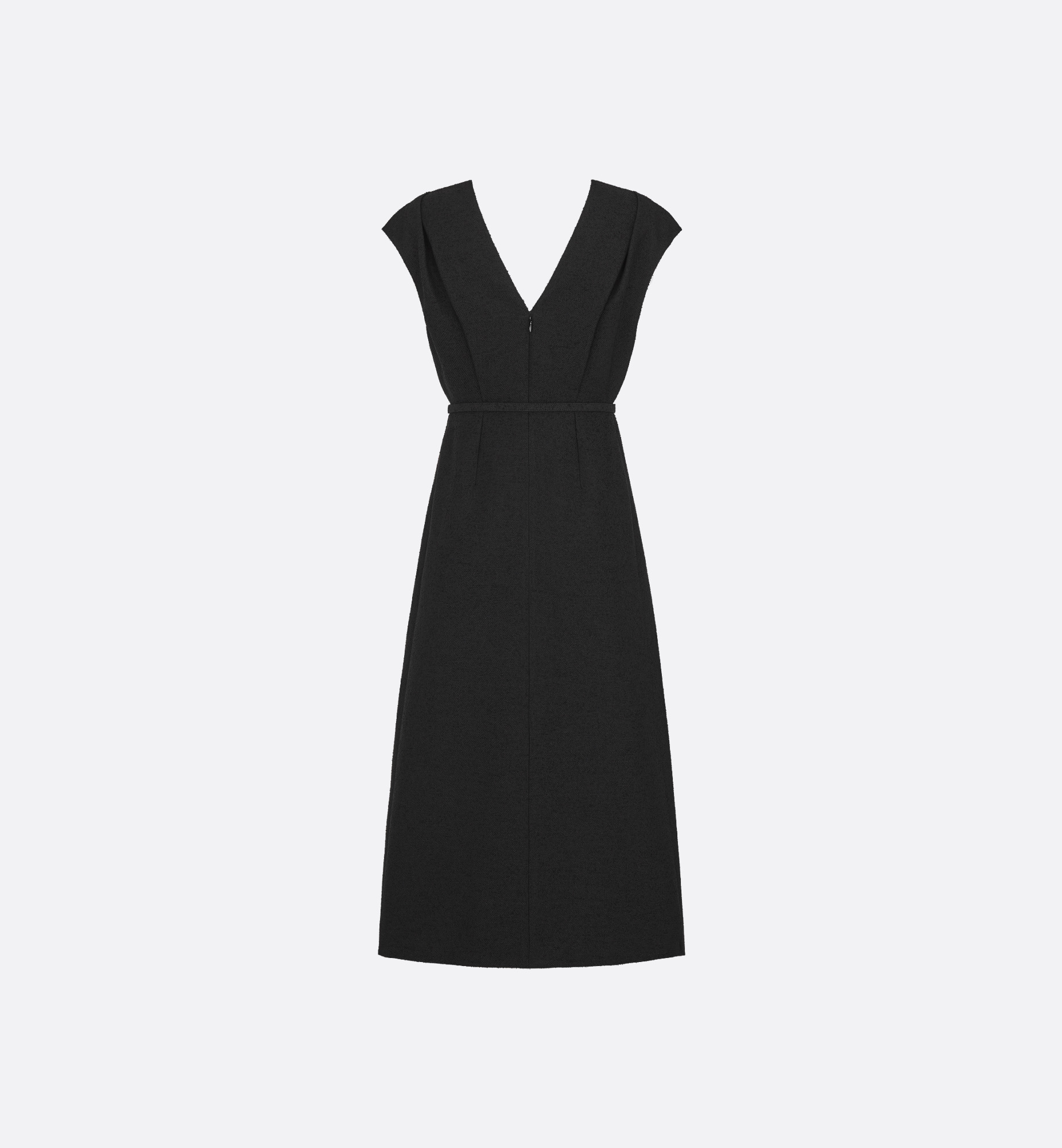 Mid-Length Belted Dress - 2