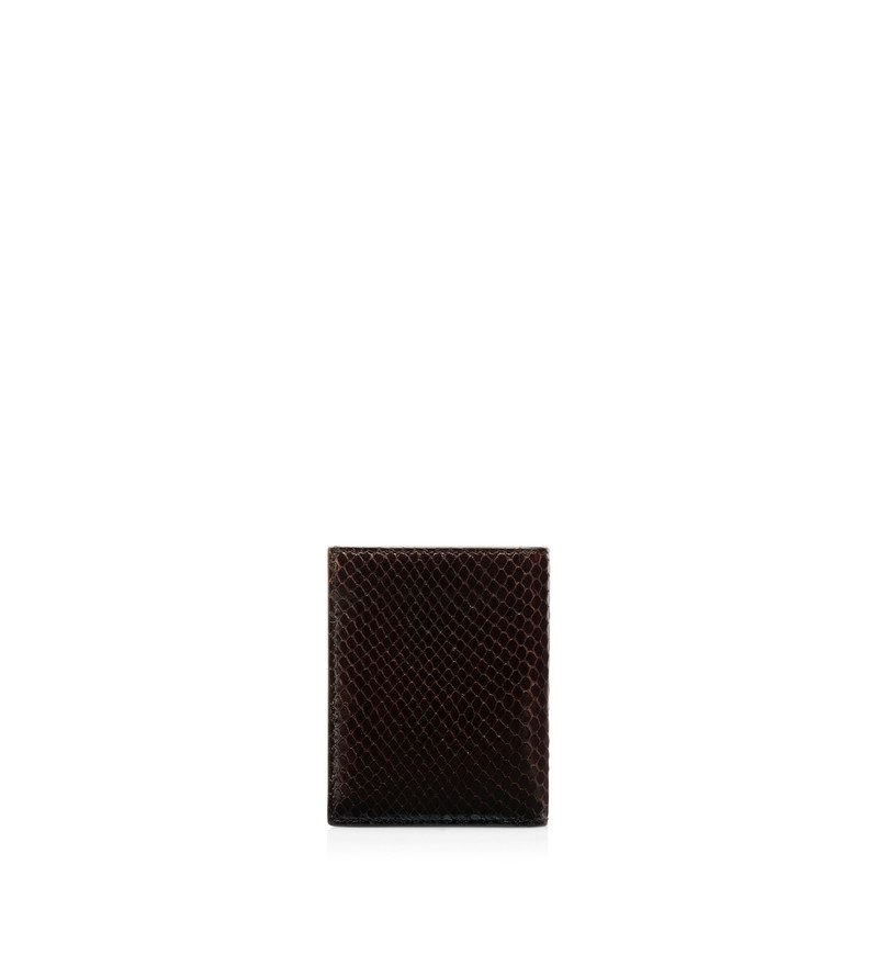 TOM FORD PRINTED PYTHON FOLDING CARDHOLDER outlook