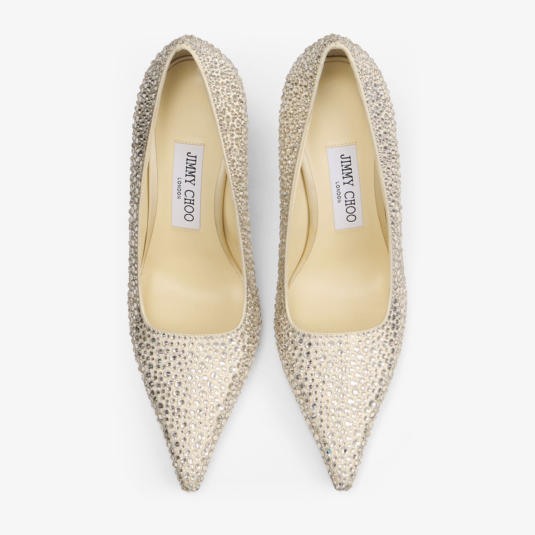 Ixia 95
Yellow Buttermilk Satin Rhinestones Pumps - 5