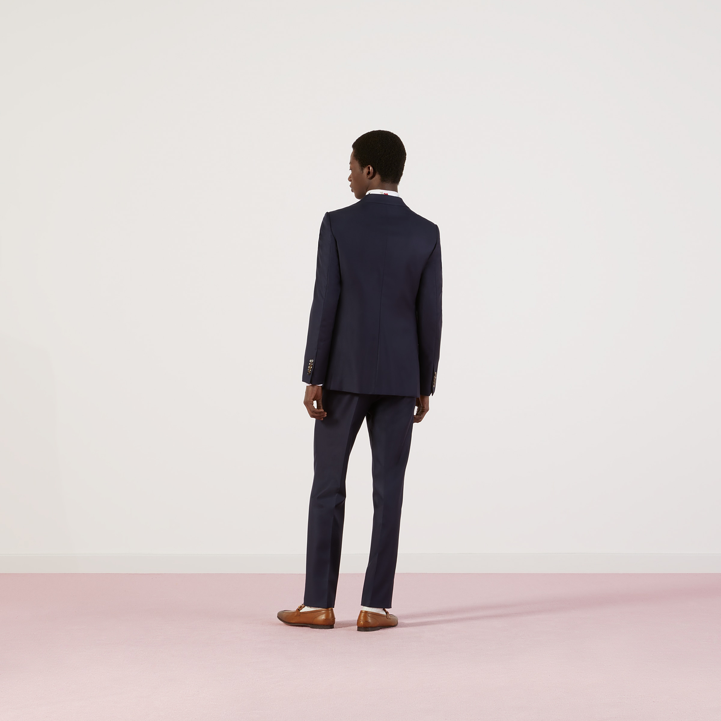 Straight fit wool suit - 10