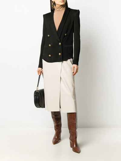 Balmain double-breasted blazer outlook