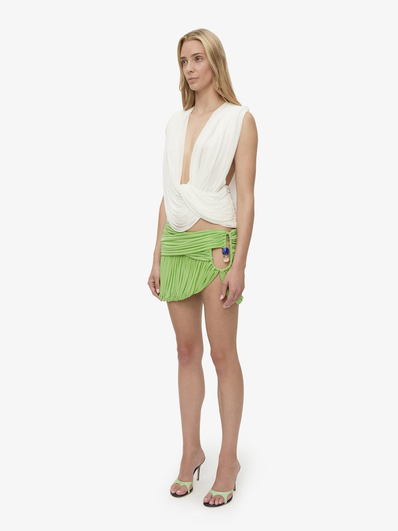 CHRISTOPHER ESBER Beach Glass Bubble Mini Skirt outlook