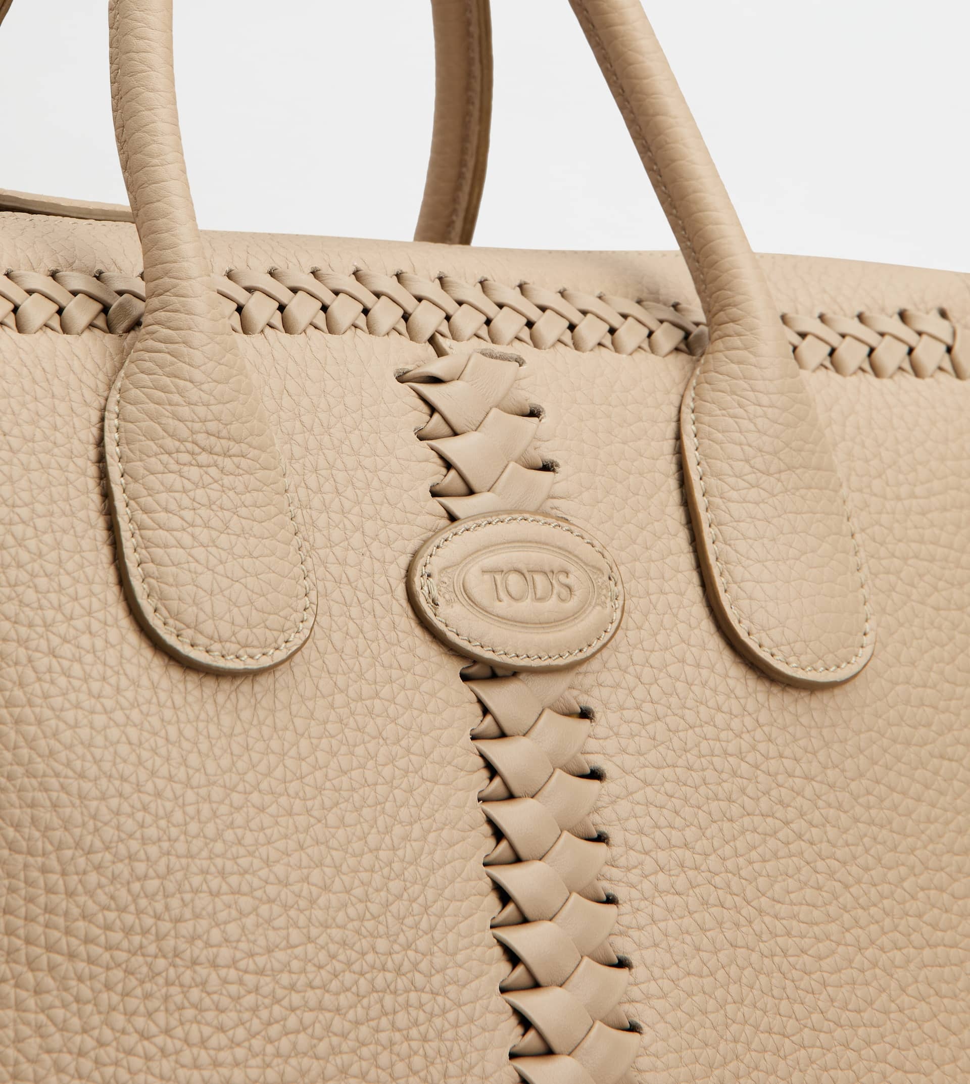TOD'S DI BAG IN LEATHER SMALL - BEIGE - 5