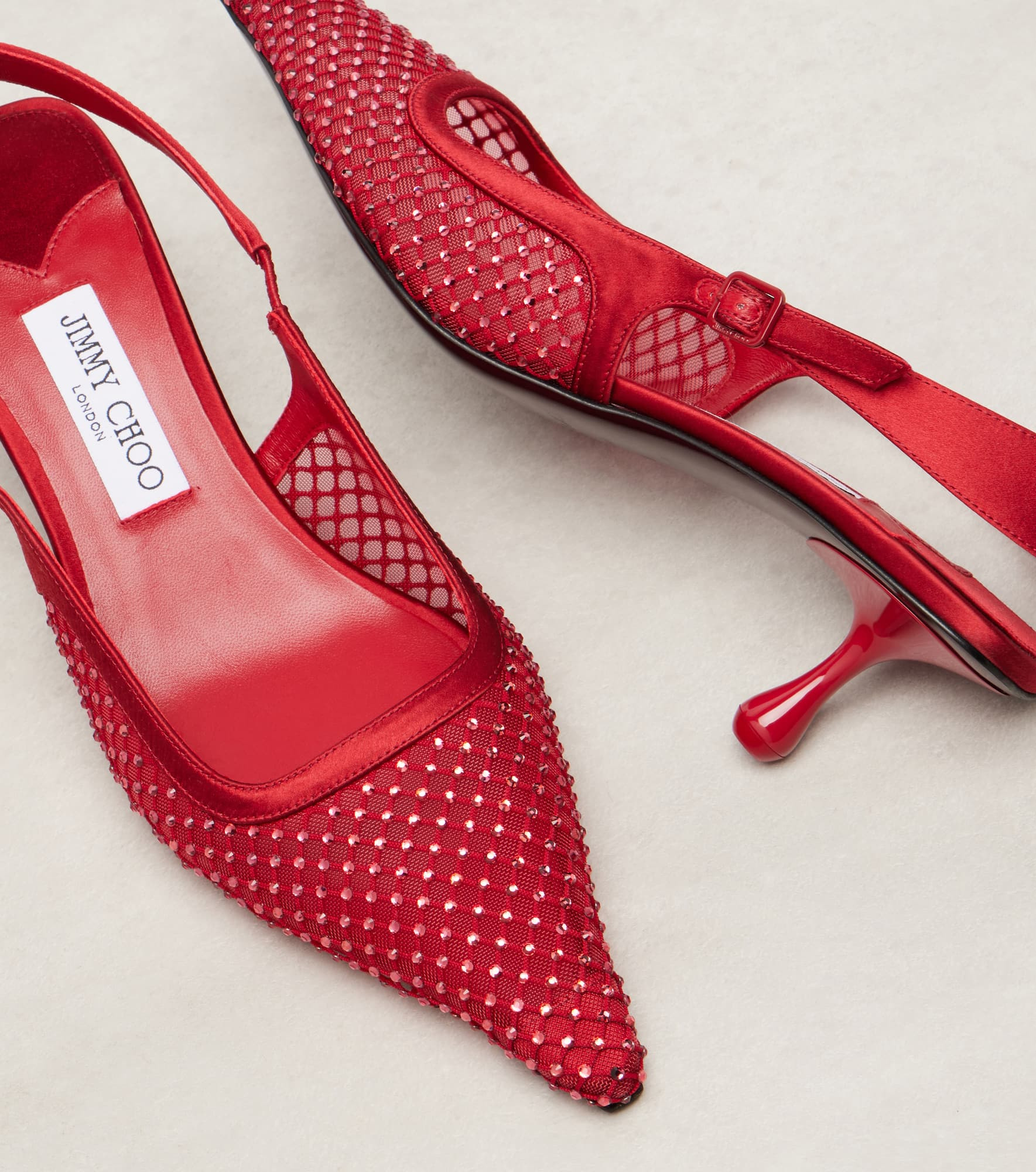 Amel 50 embellished slingback pumps - 5