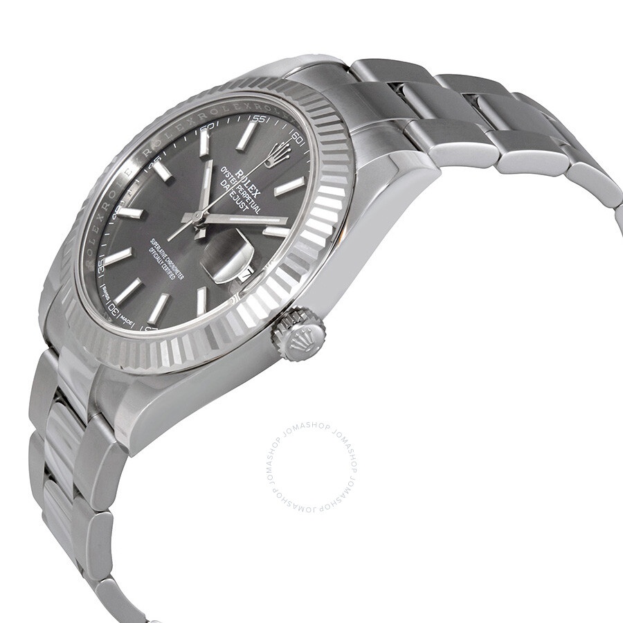 Rolex Datejust Dark Rhodium Automatic Men's Oyster Watch 126334RSO - 2
